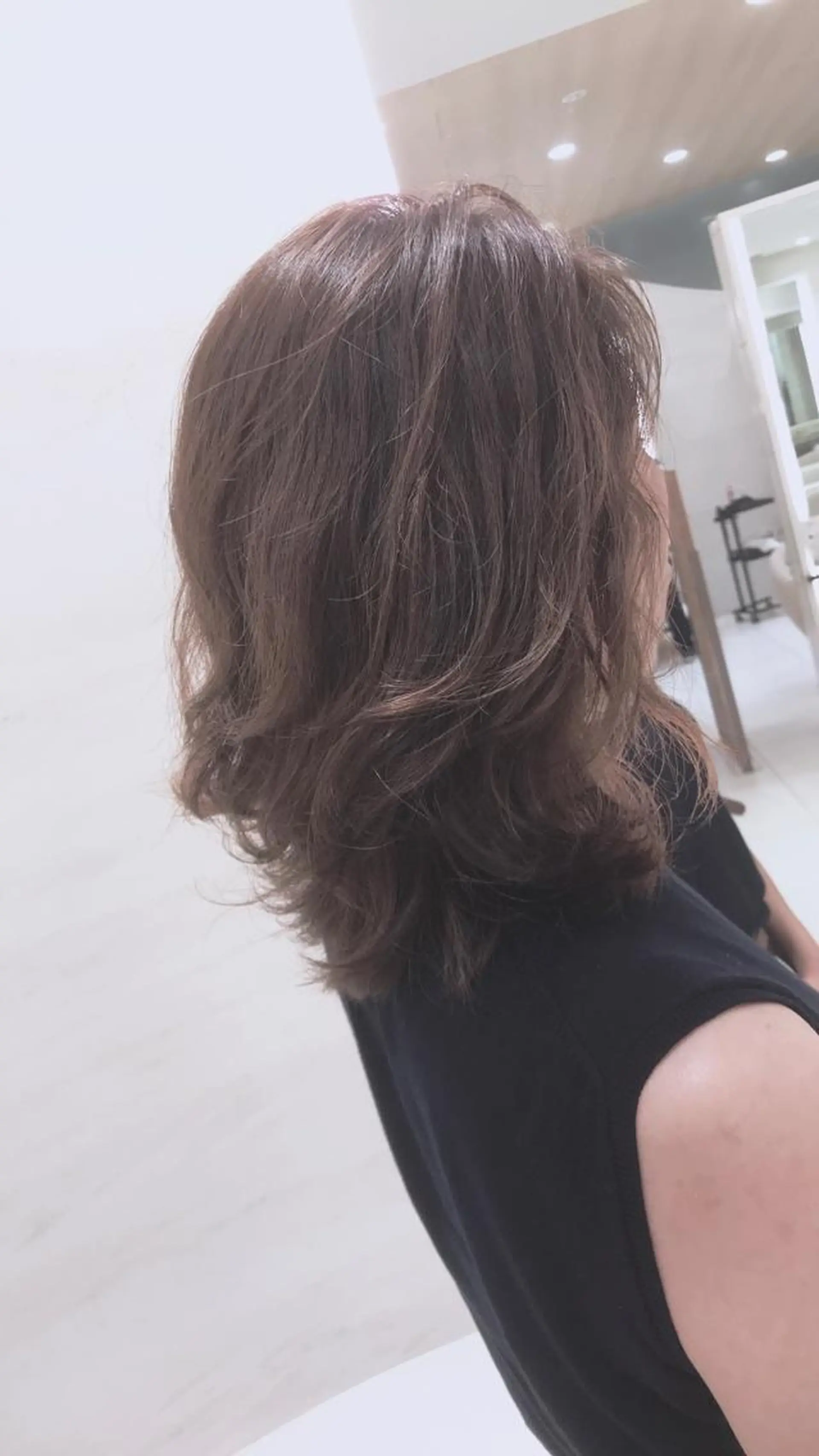 セミロング UNIX所属・田中 真衣のヘアスタイル