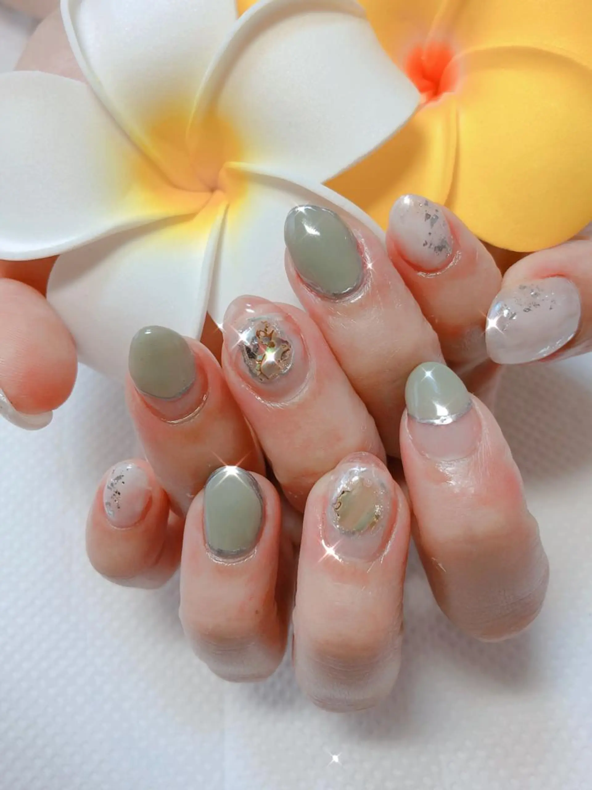 ネイル 長さ出し Bella  totalbeauty所属・Bella 齋藤理奈のネイルデザイン