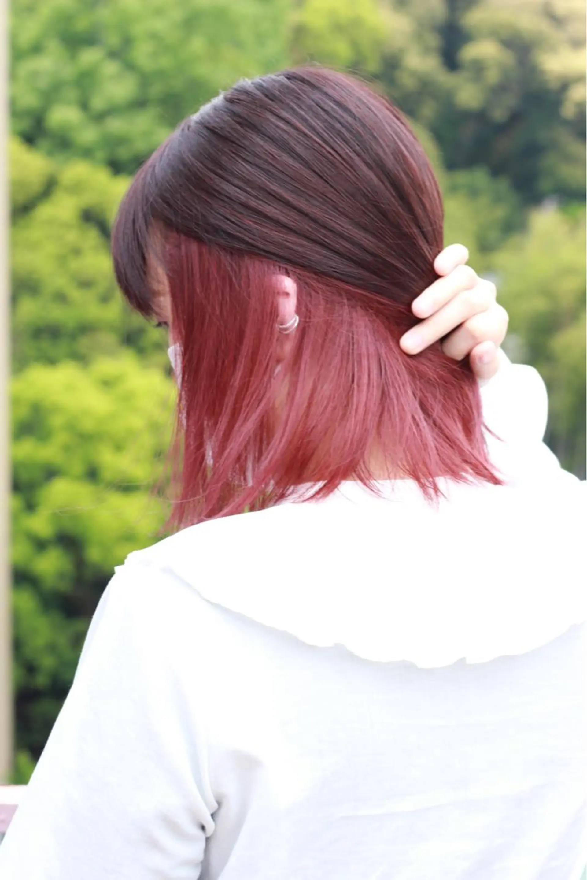 ショート カラー インナーカラー ピンクカラー ヘアカラー Viage （ビアージュ）のヘアスタイル