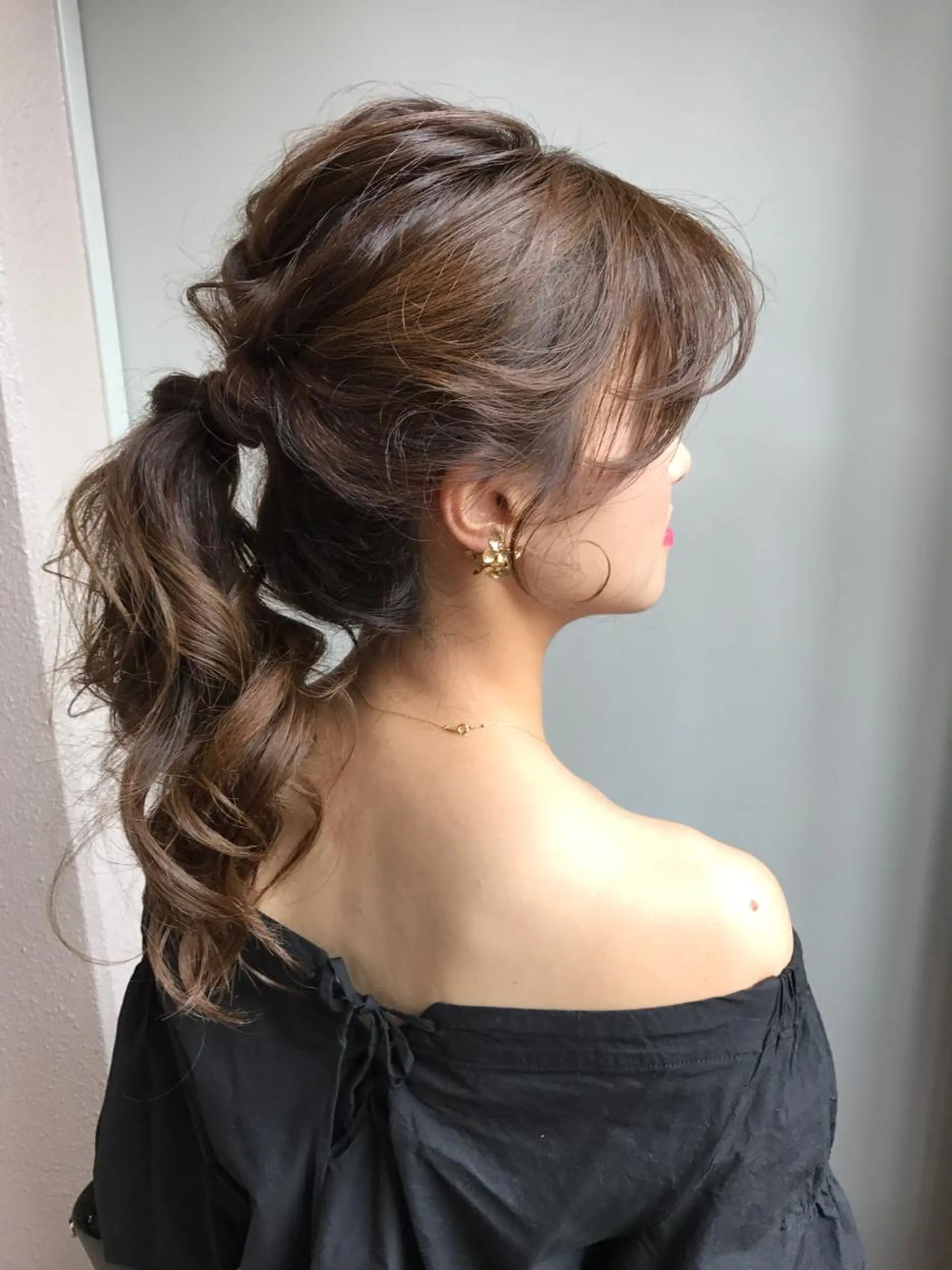 ロング カラー ヘアアレンジ 平田 健一のヘアスタイル