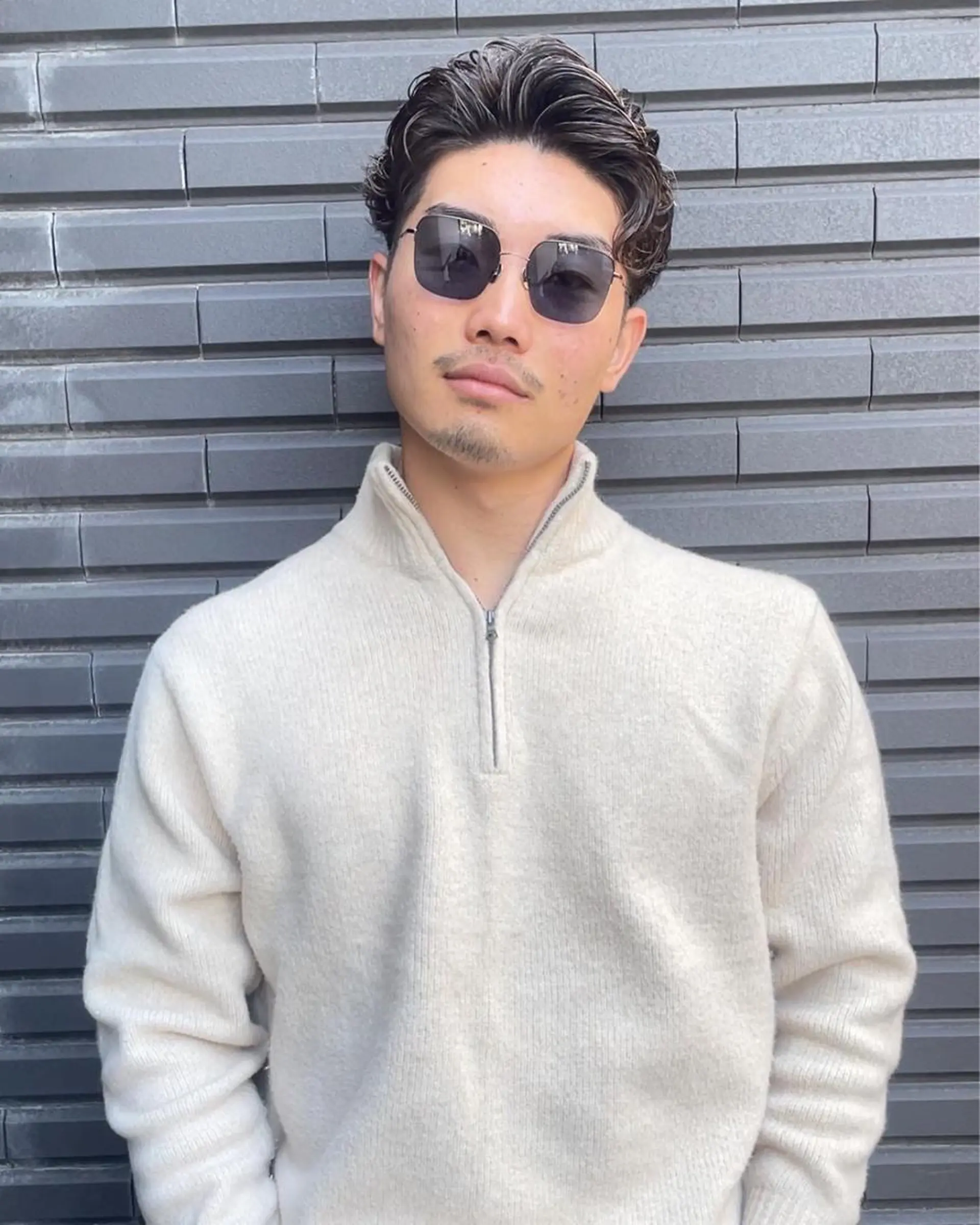 パーマ メンズ GOTODAYシェアサロン梅田店所属・まな カラー、メンズパーマのヘアスタイル