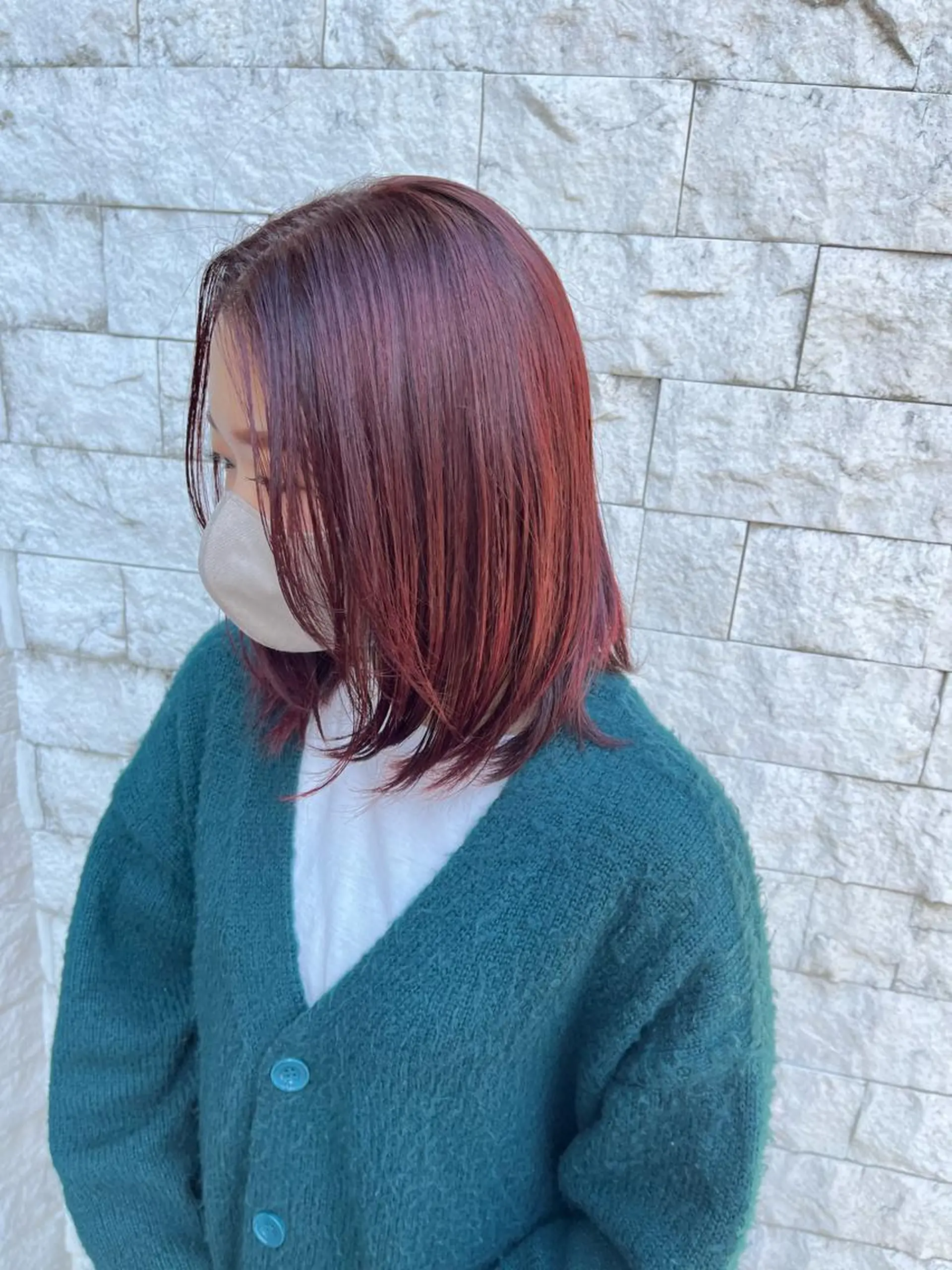 カラー china/ボブ /ブリーチカラーのヘアスタイル