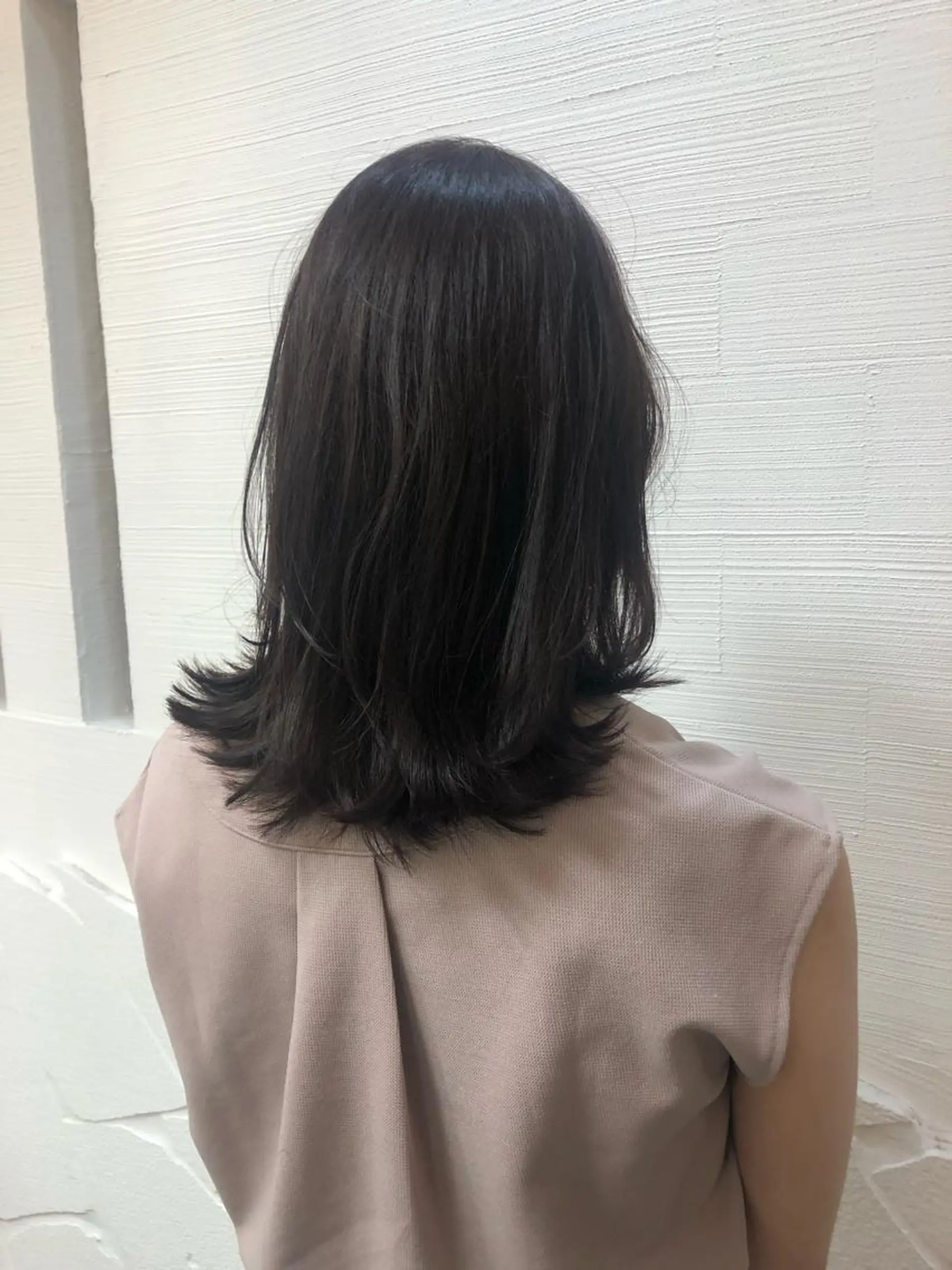 ミディアム カラー 透明感カラー グレージュ ラベンダーカラー ラベンダーグレージュ ラベンダーグレー カット ヘアカラー トリートメント ボブ/縮毛矯正/ レイヤー/塚田のヘアスタイル