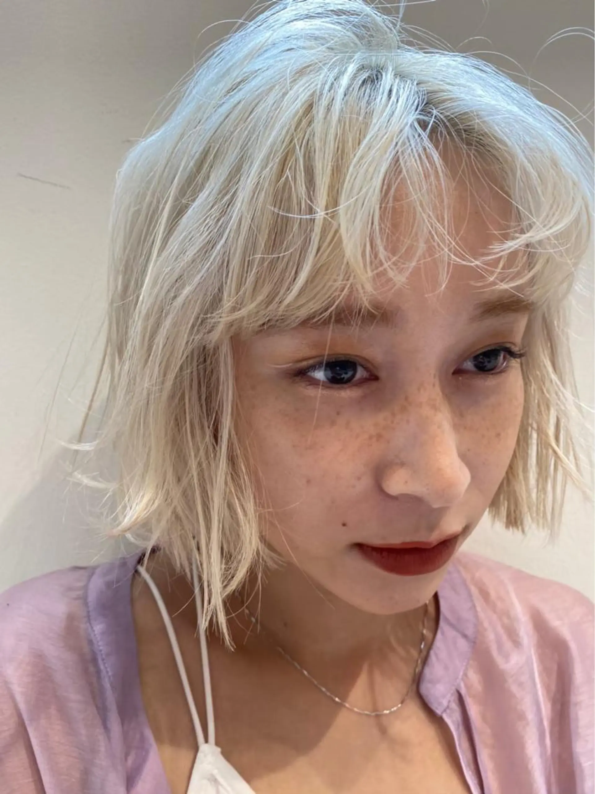 ショート カラー キッズ 韓国ヘア/耳ツボジュ エリー♡ayumuのヘアスタイル