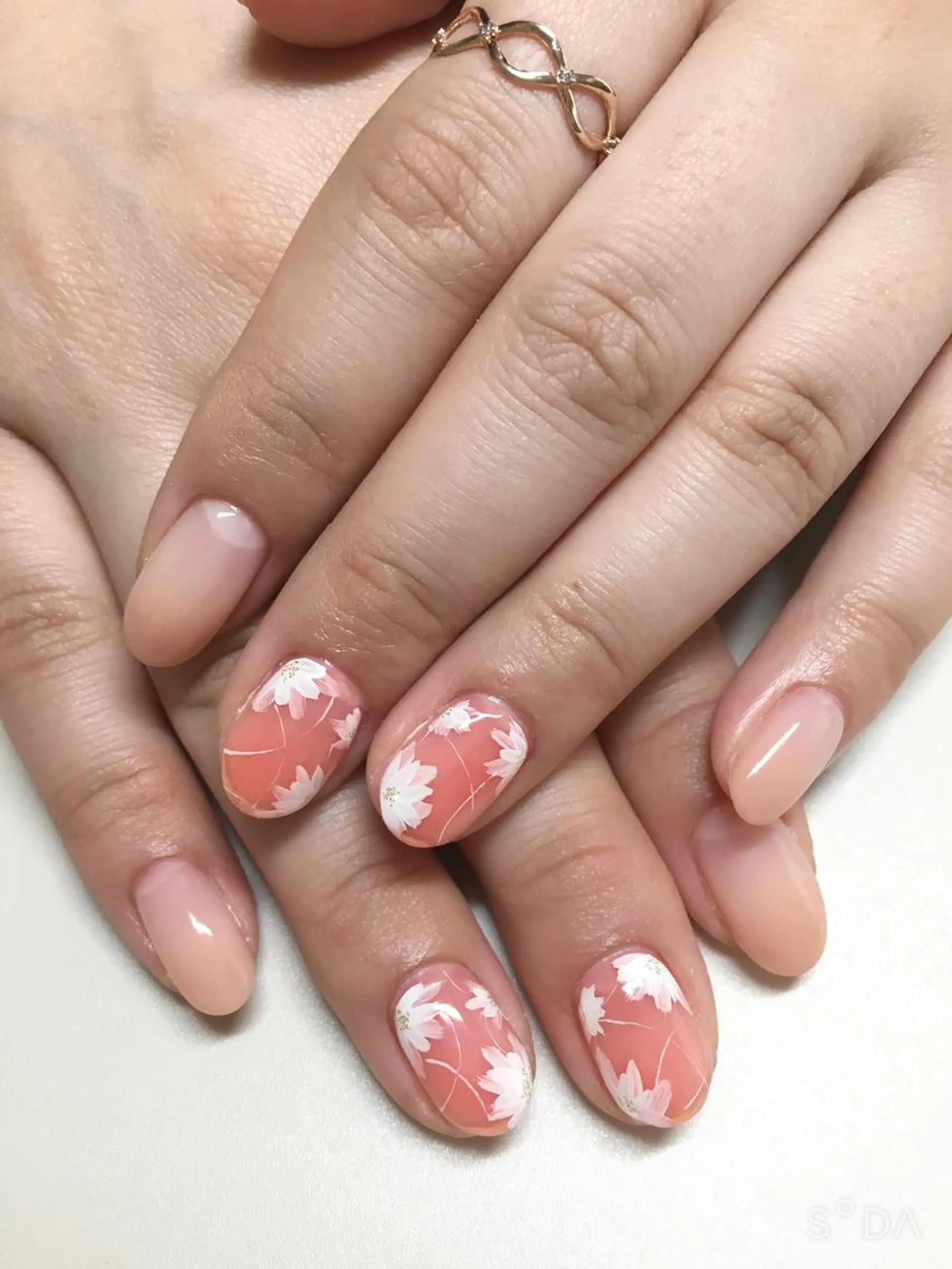 ネイル アートネイル フラワーネイル kipinail 川﨑えりかのネイルデザイン