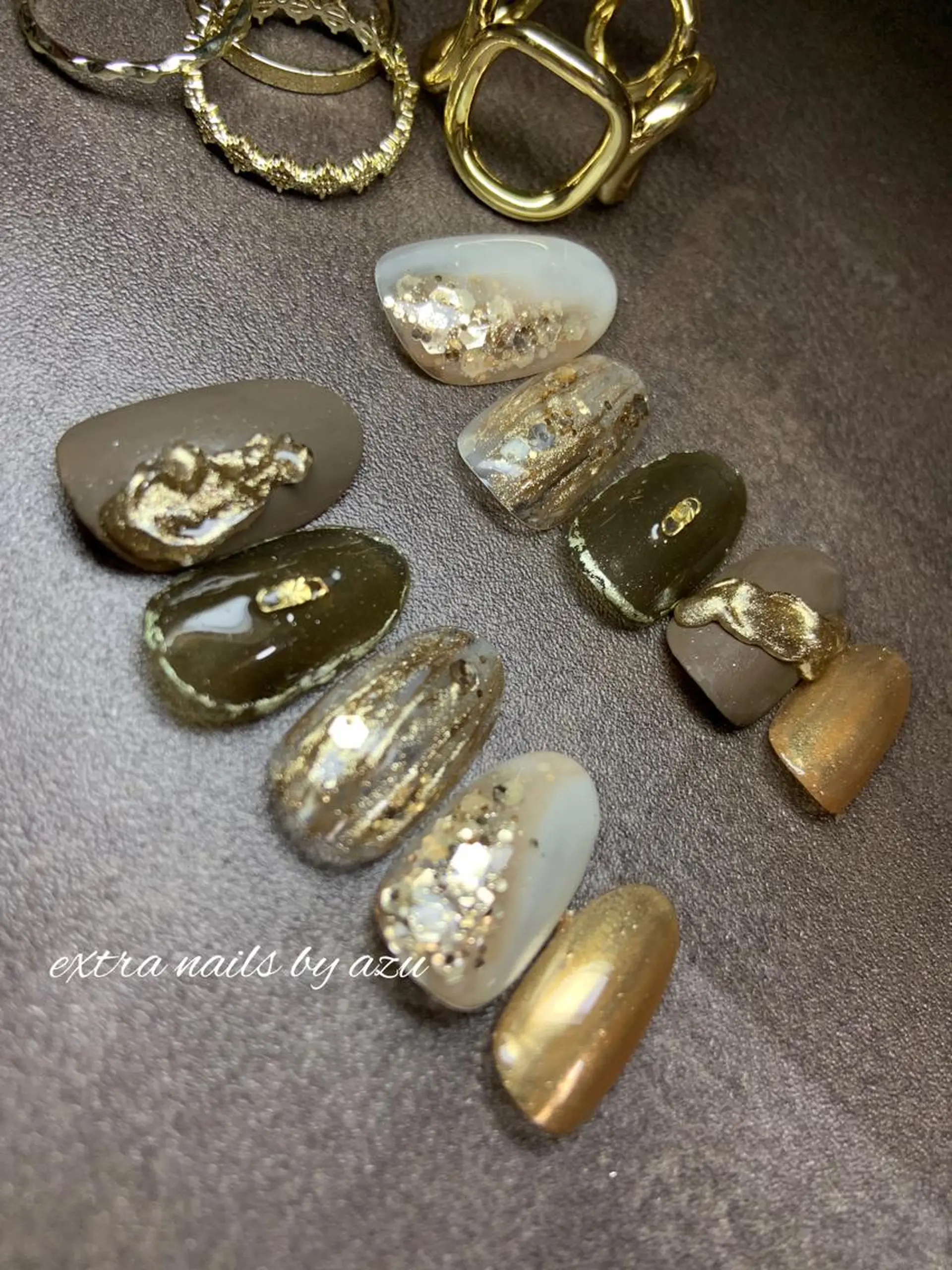 ネイル アートネイル ハンドネイル extranails ／lemellaのネイルデザイン