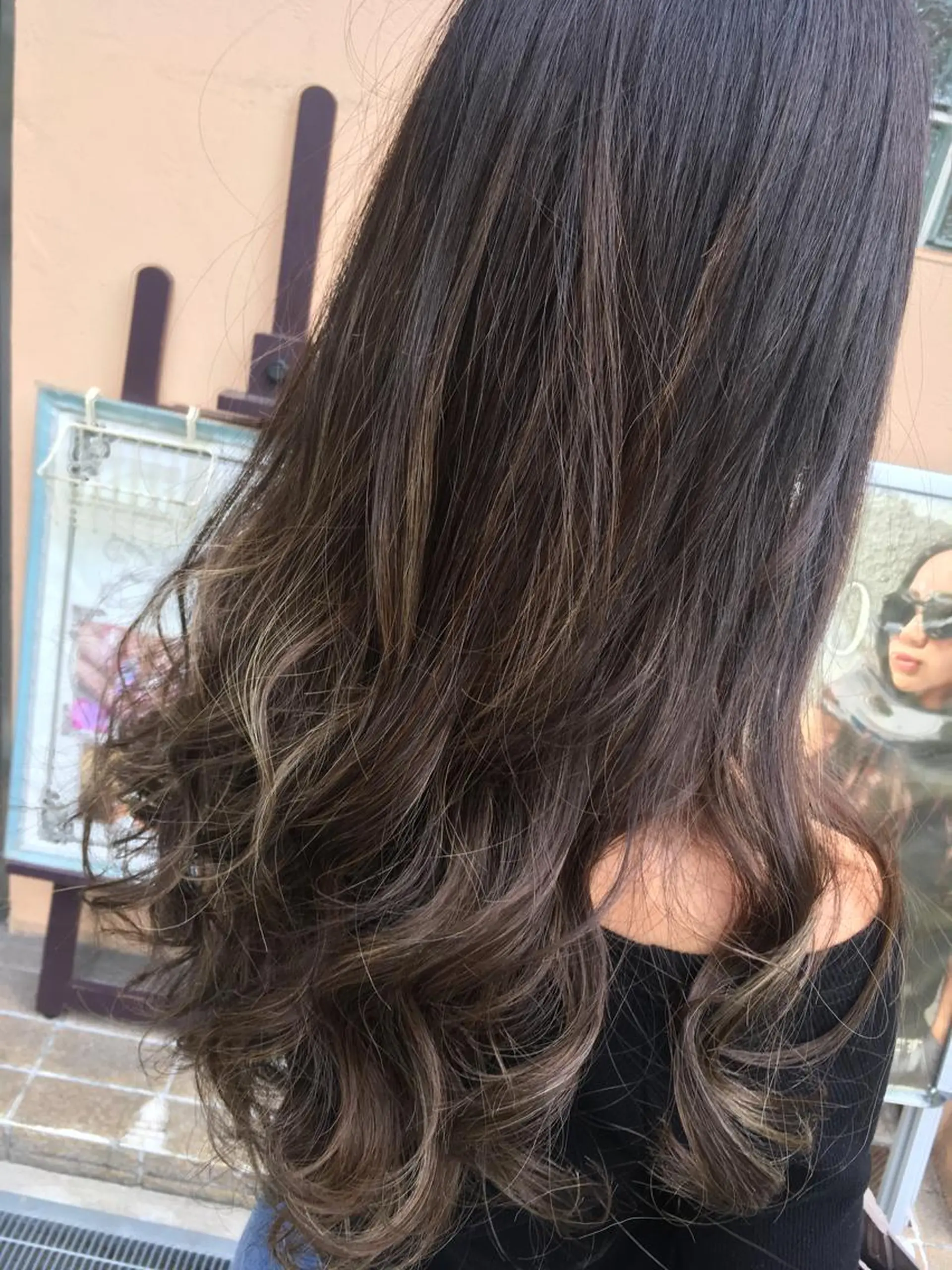 ロング カラー 髪質改善 中川 翔のヘアスタイル