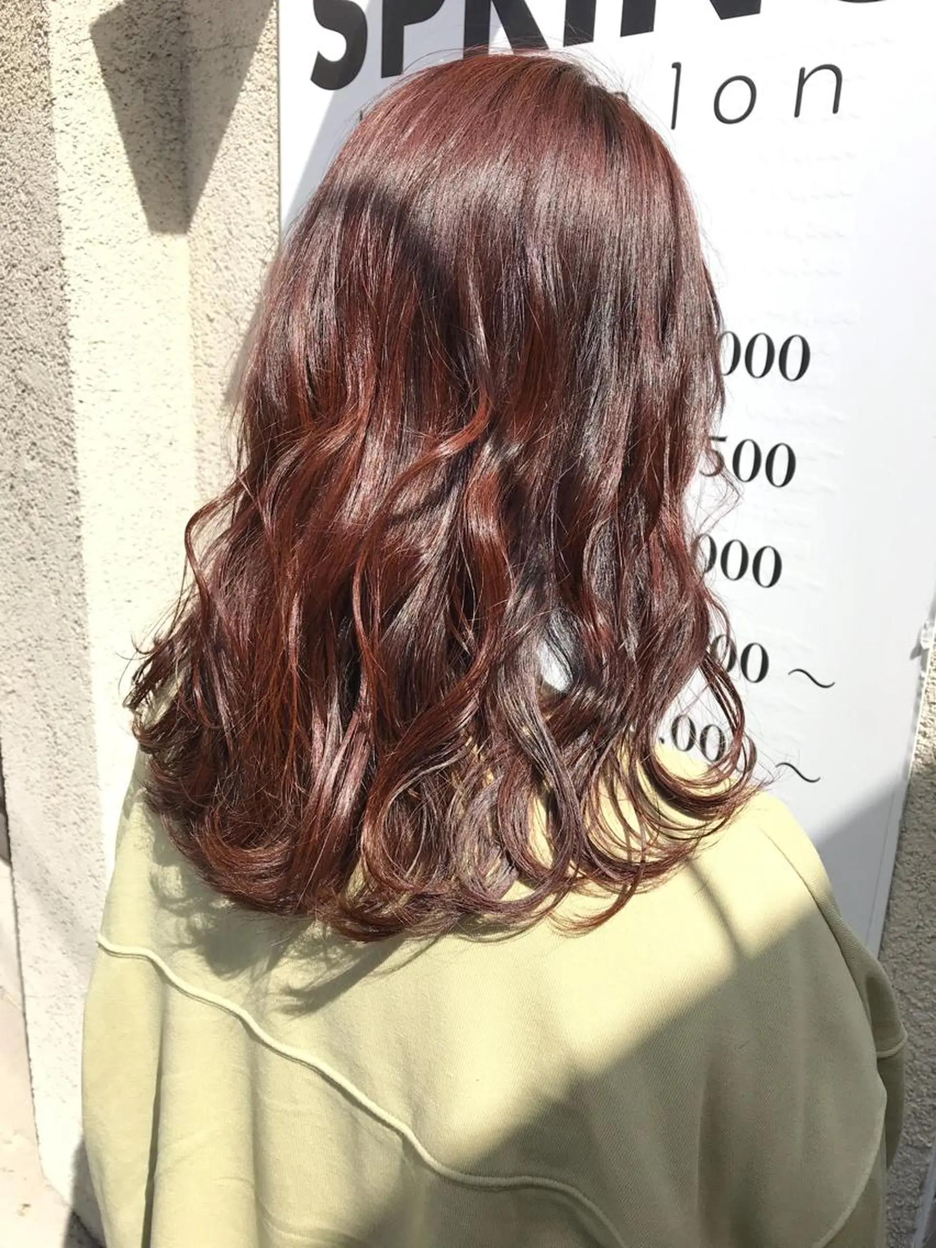 ロング カラー ブリーチ ブリーチなしカラー riho/ブリーチ/ デザインカラー/辻堂のヘアスタイル