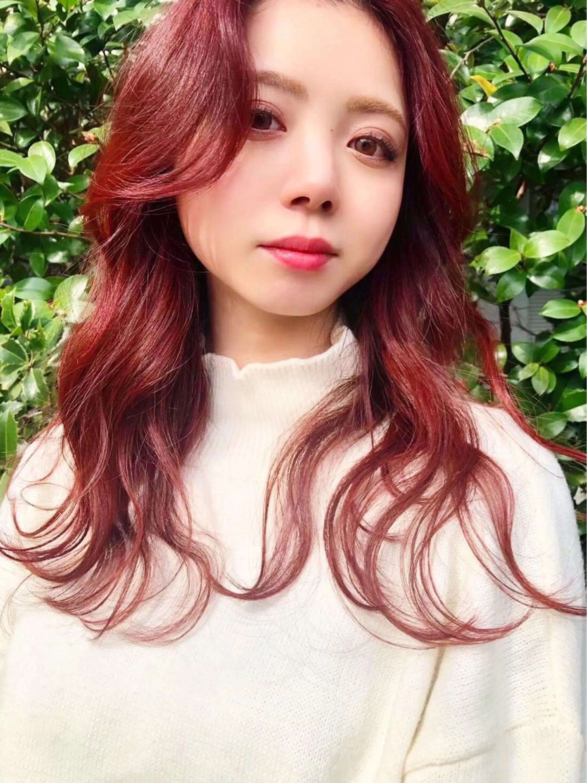 セミロング カラー 韓国風ヘア カット ヘアカラー トリートメント hisano / ハイトーン･透明感のヘアスタイル