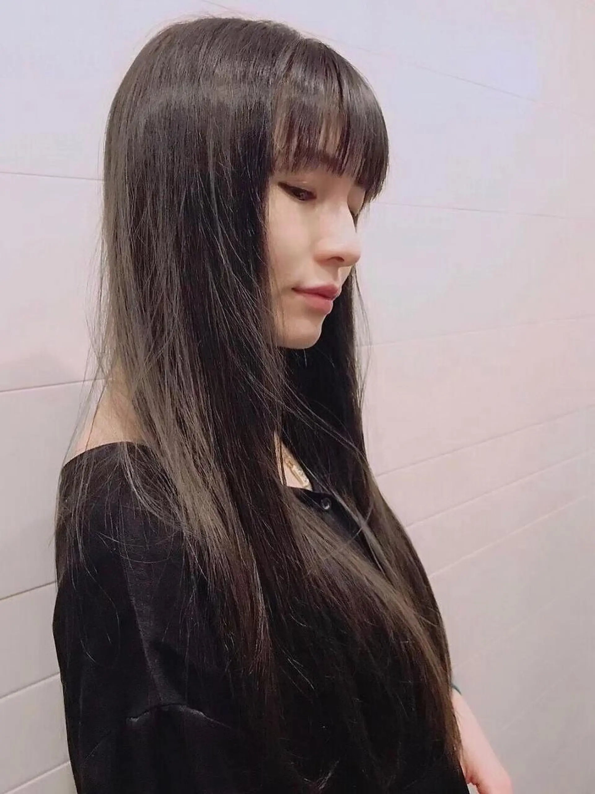 セミロング カラー カット ヘアカラー トリートメント 本通り/透明感カラー 髪質改善/ボブ/祐樹のヘアスタイル