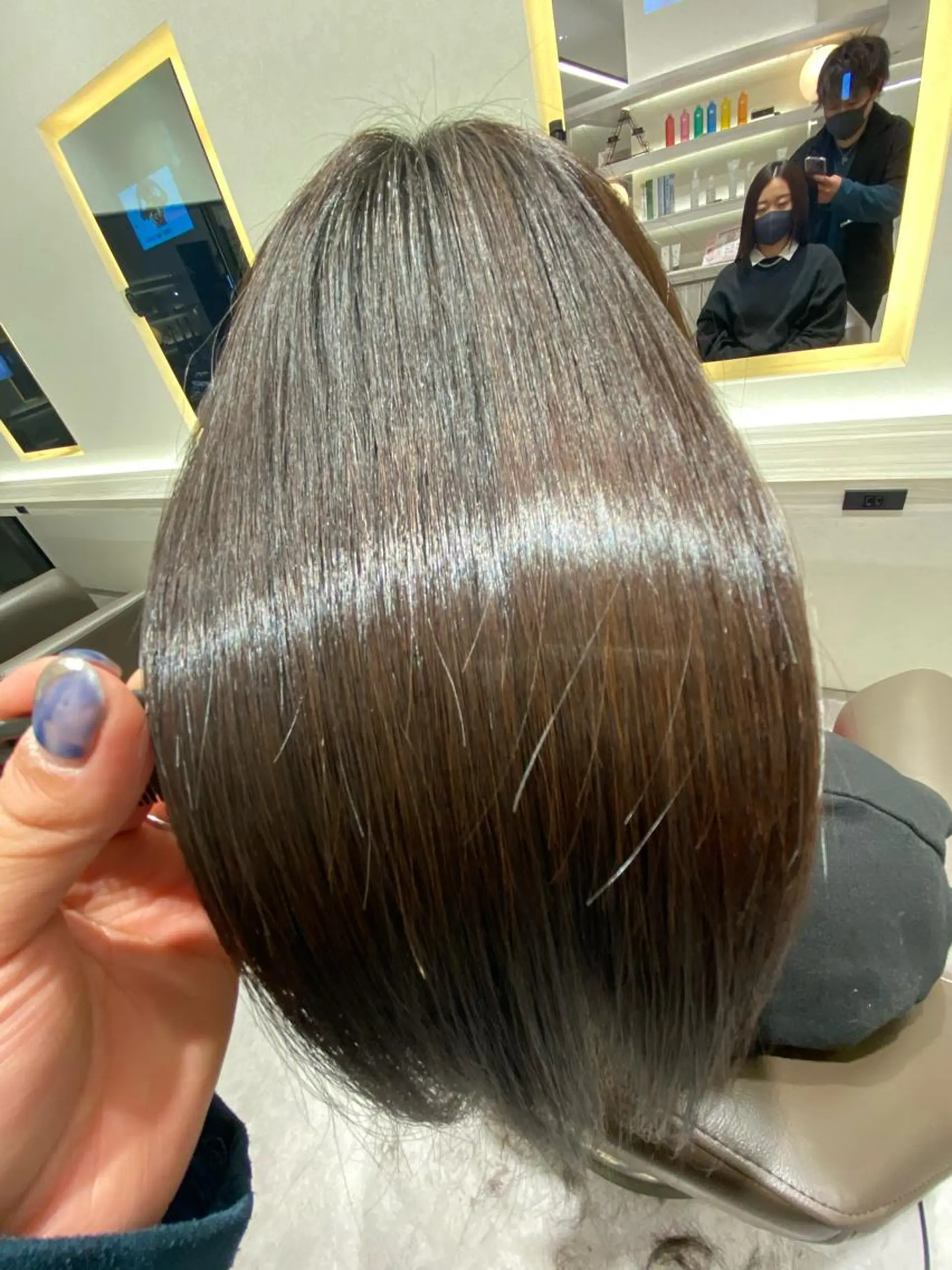 ロング ムトウセイマ/艶髪 /艶ケアWブリーチのヘアスタイル