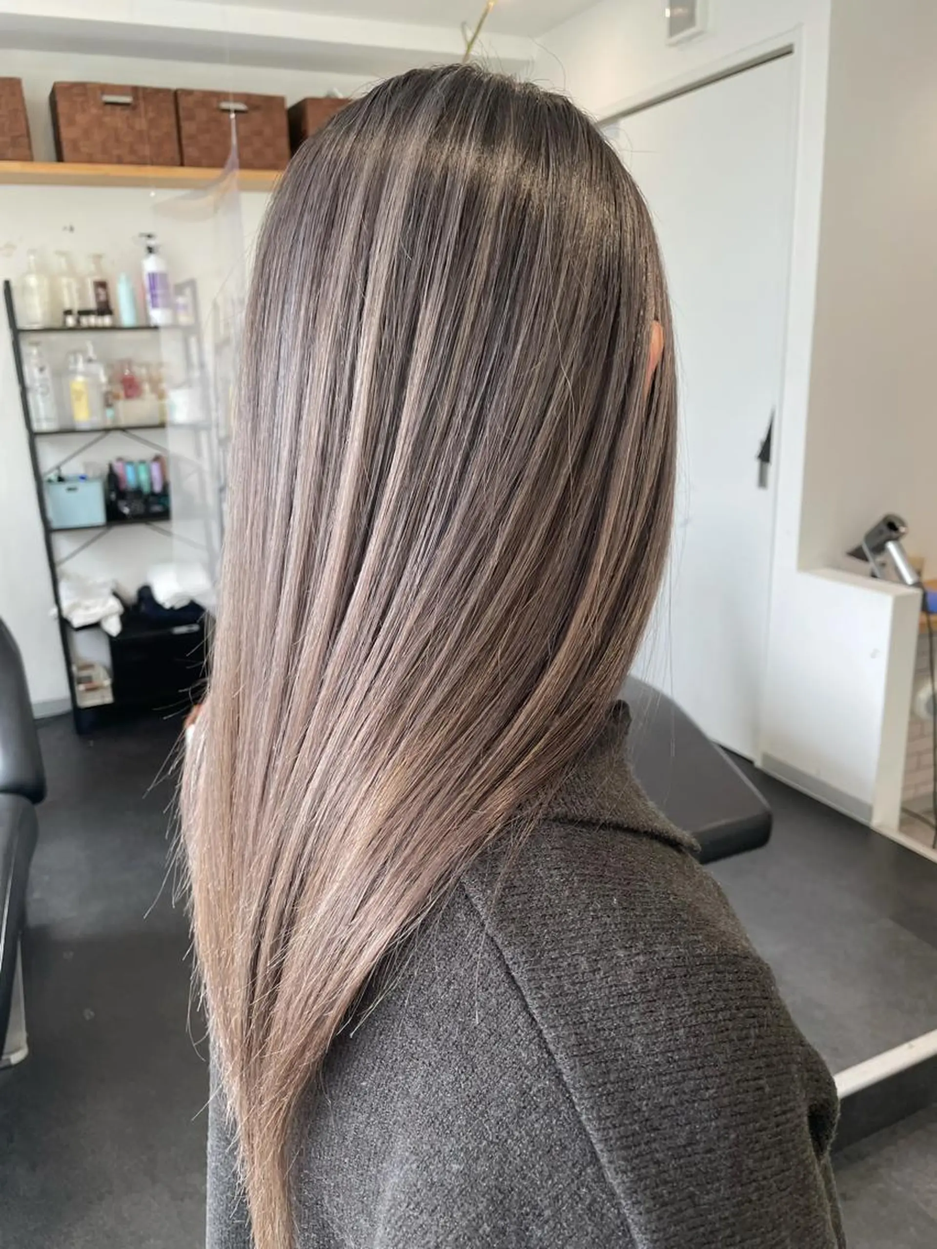 ロング カラー 京都美容師 塩のヘアスタイル