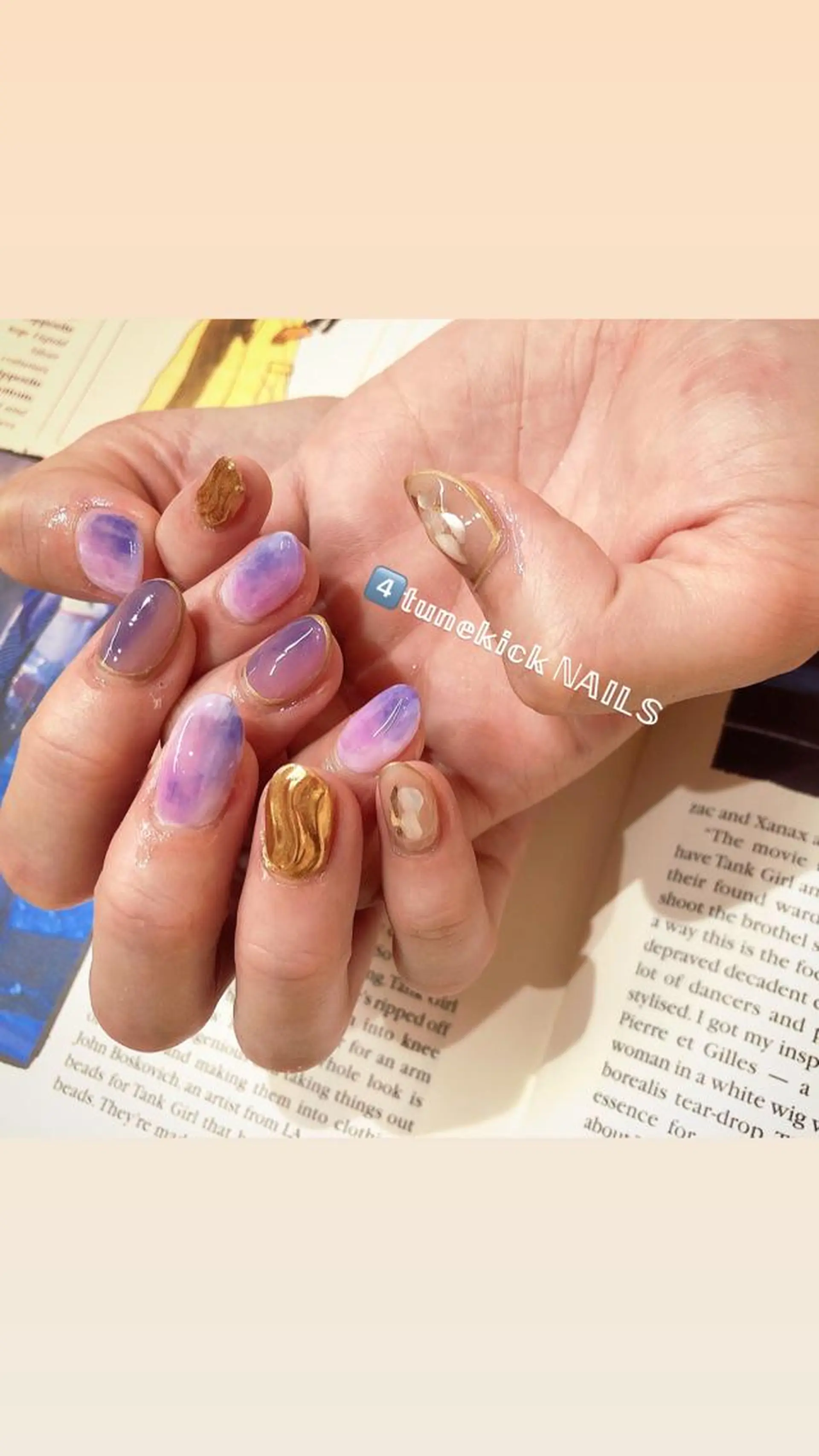 ネイル ニュアンスネイル 4tunekick NAILS(フォーチュンキックネイルズ)所属・光森 淳子のネイルデザイン