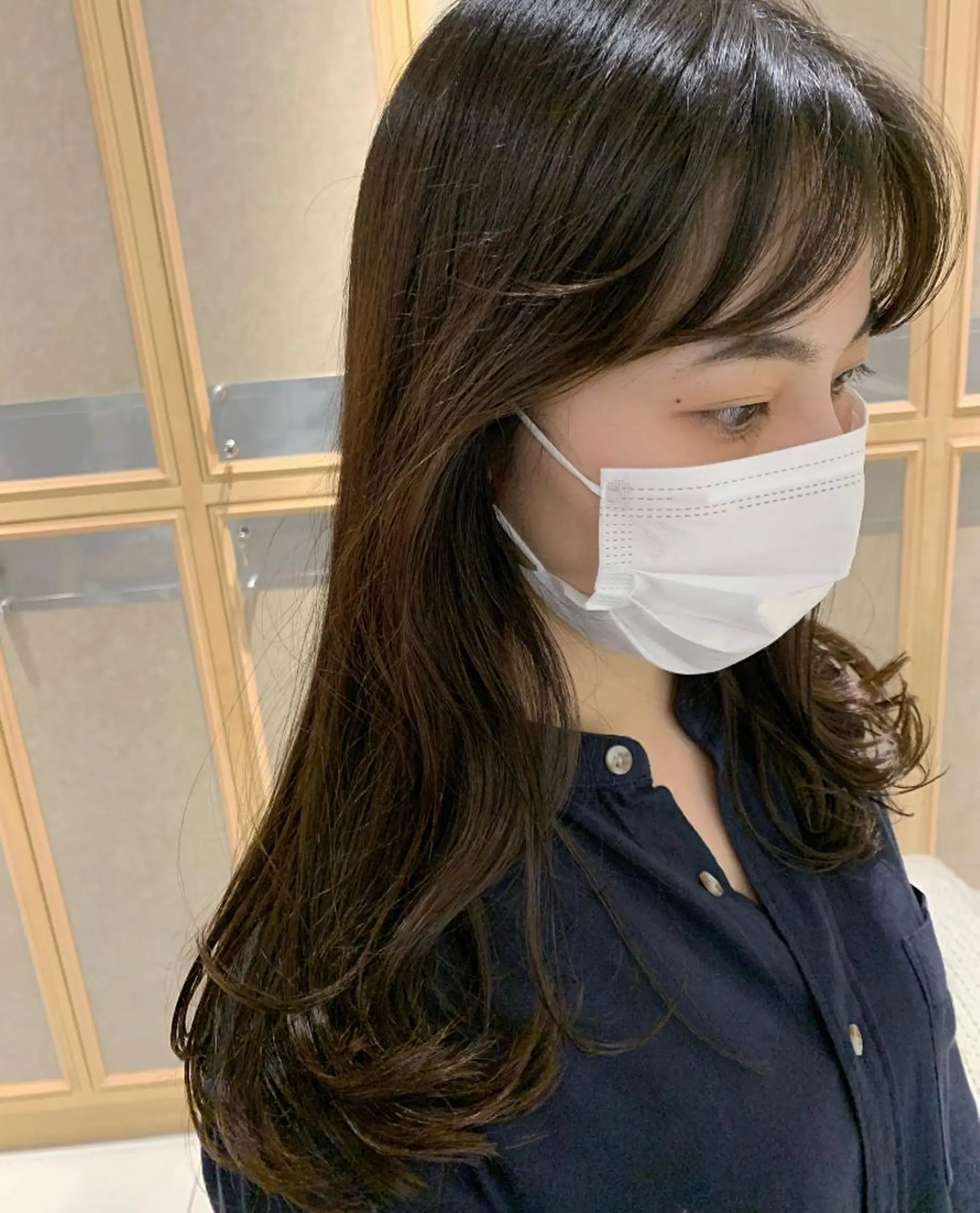 セミロング ラベンダー/レイヤー スタイル🤎mamiのヘアスタイル