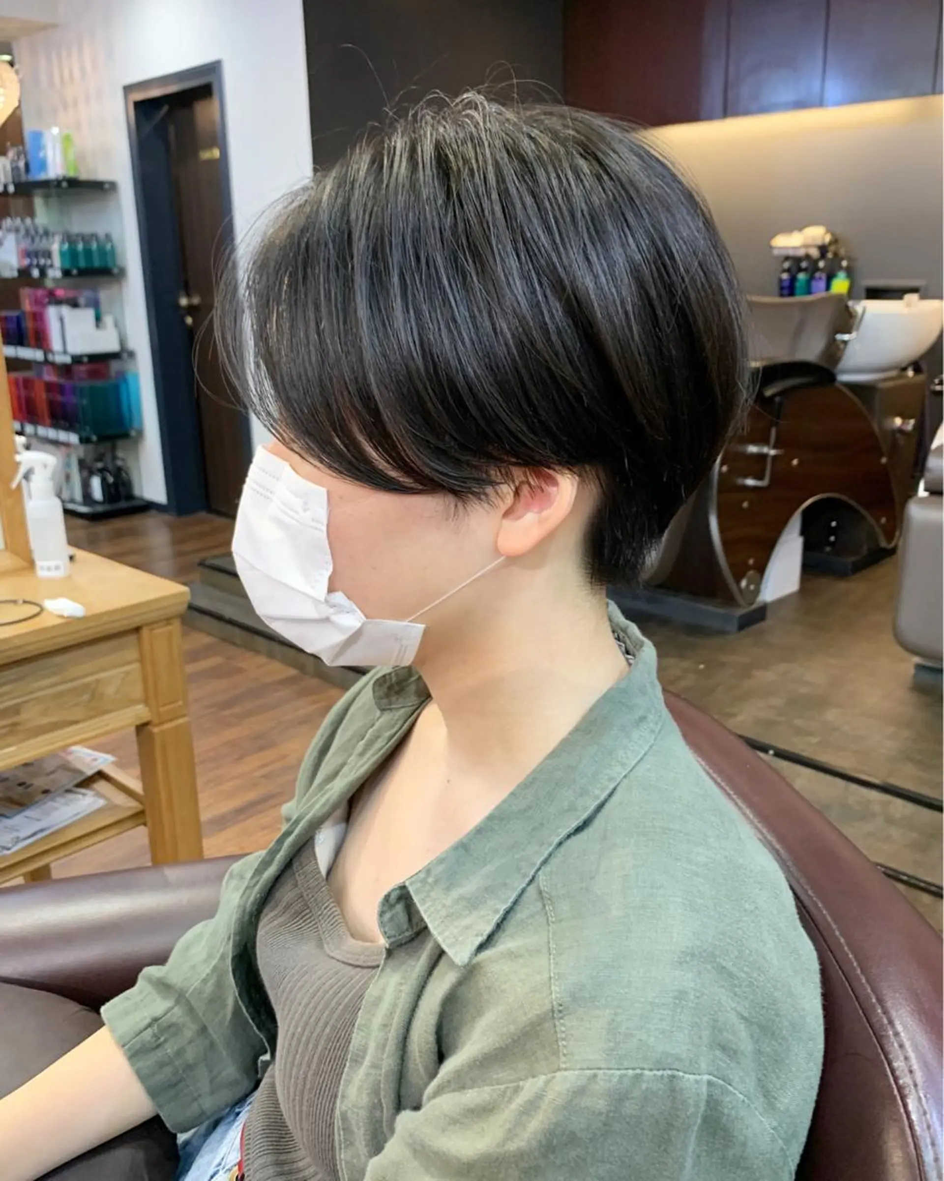 ショート カット 縮毛矯正/ショート/ レイヤー/畑中正敏のヘアスタイル