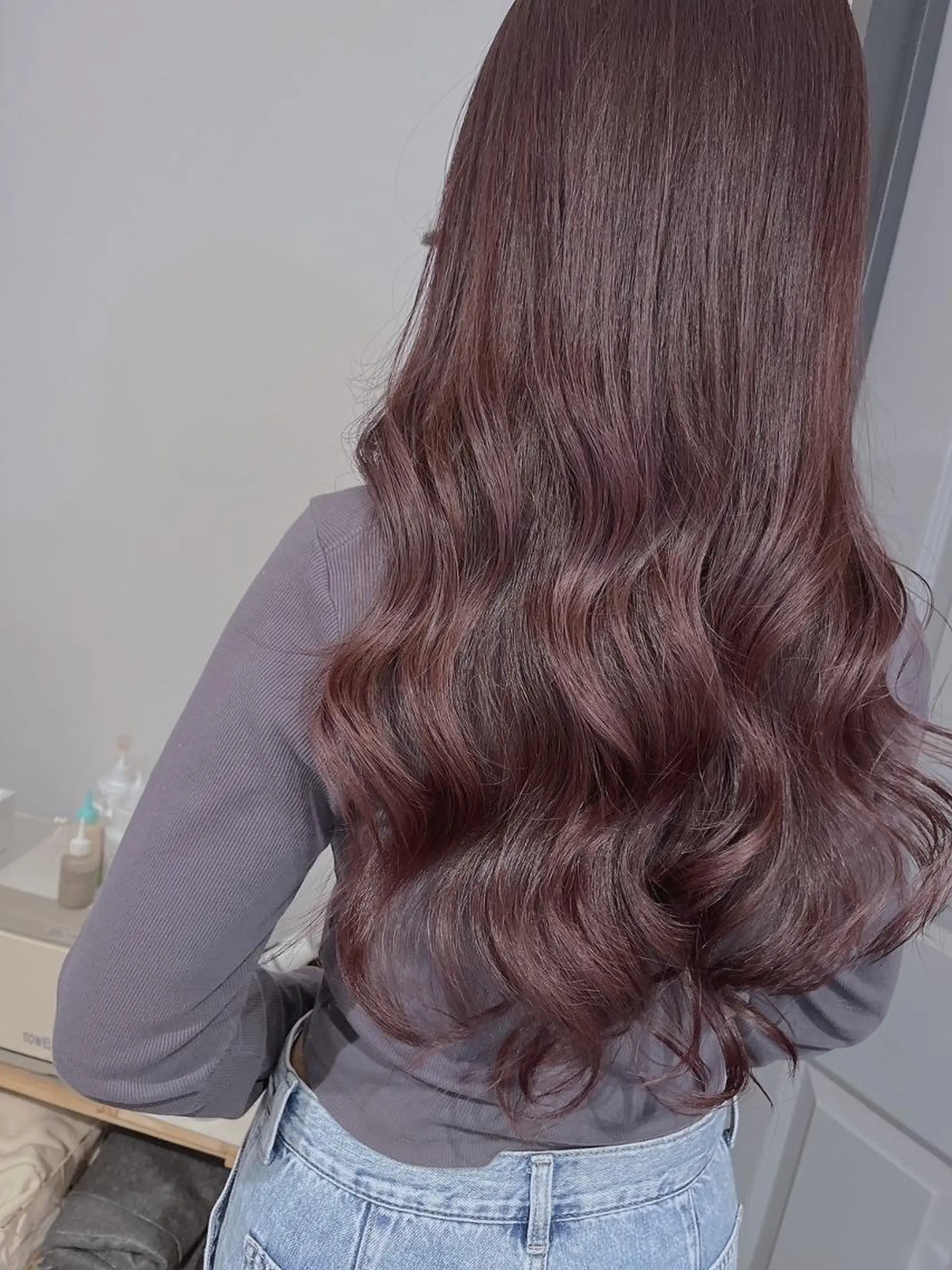 ロング カラー パーマ 緒方 つばさのヘアスタイル