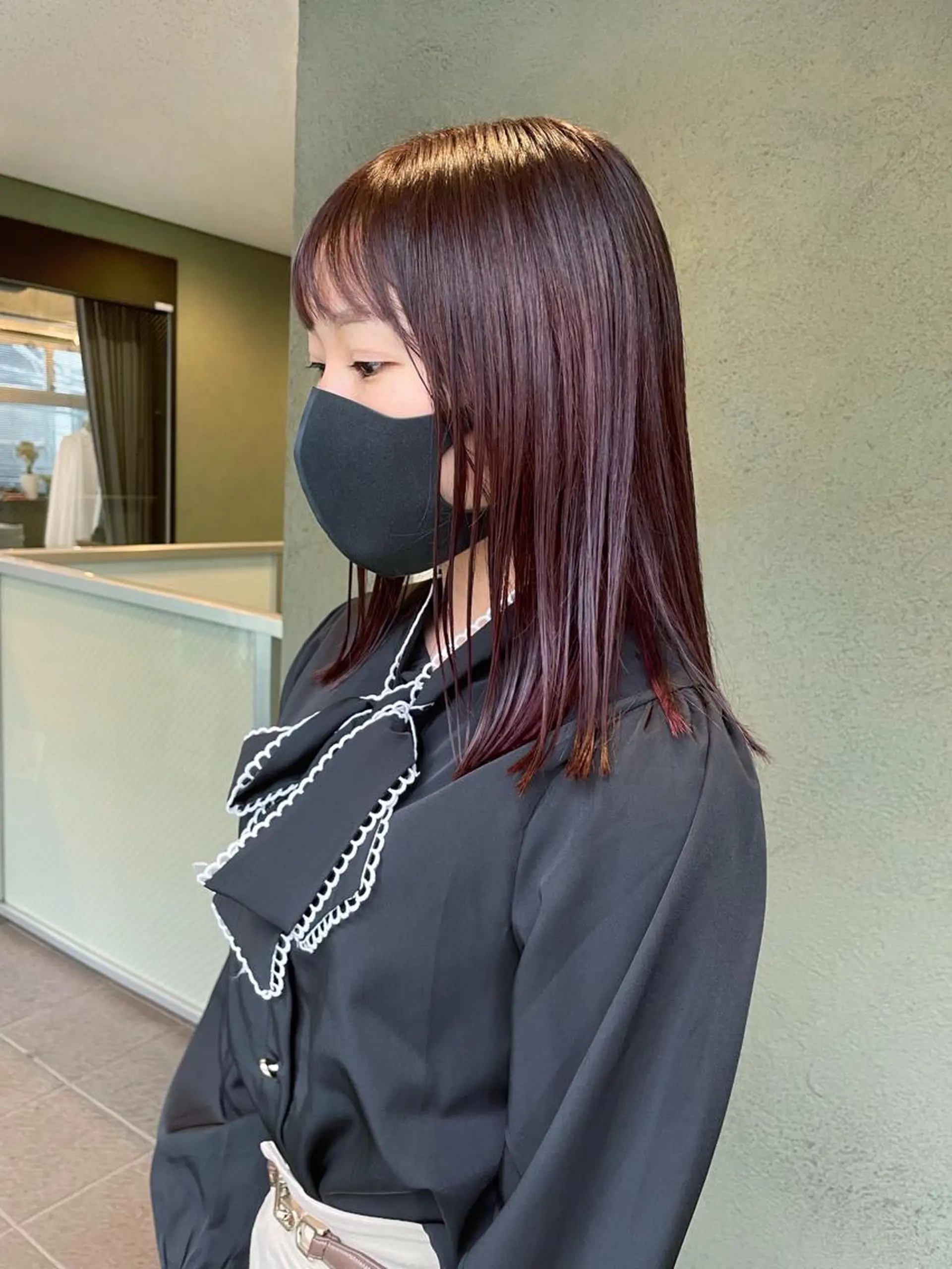 ミディアム カラー ピンクカラー カット ヘアカラー HIROKI ” stylistのヘアスタイル