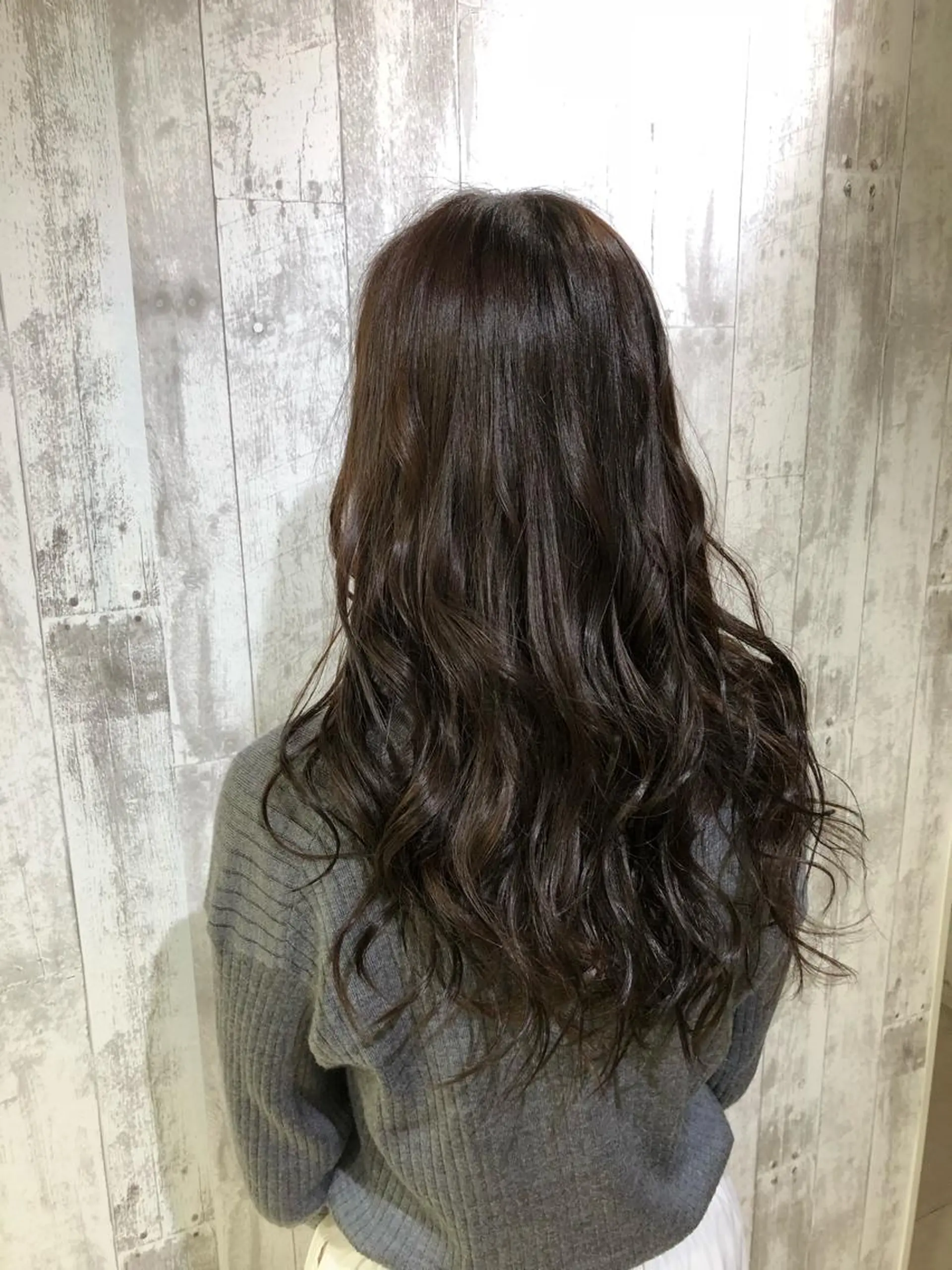 ロング カラー ブラウンカラー ヘアカラー トリートメント Cuore 清尾 浩昭のヘアスタイル