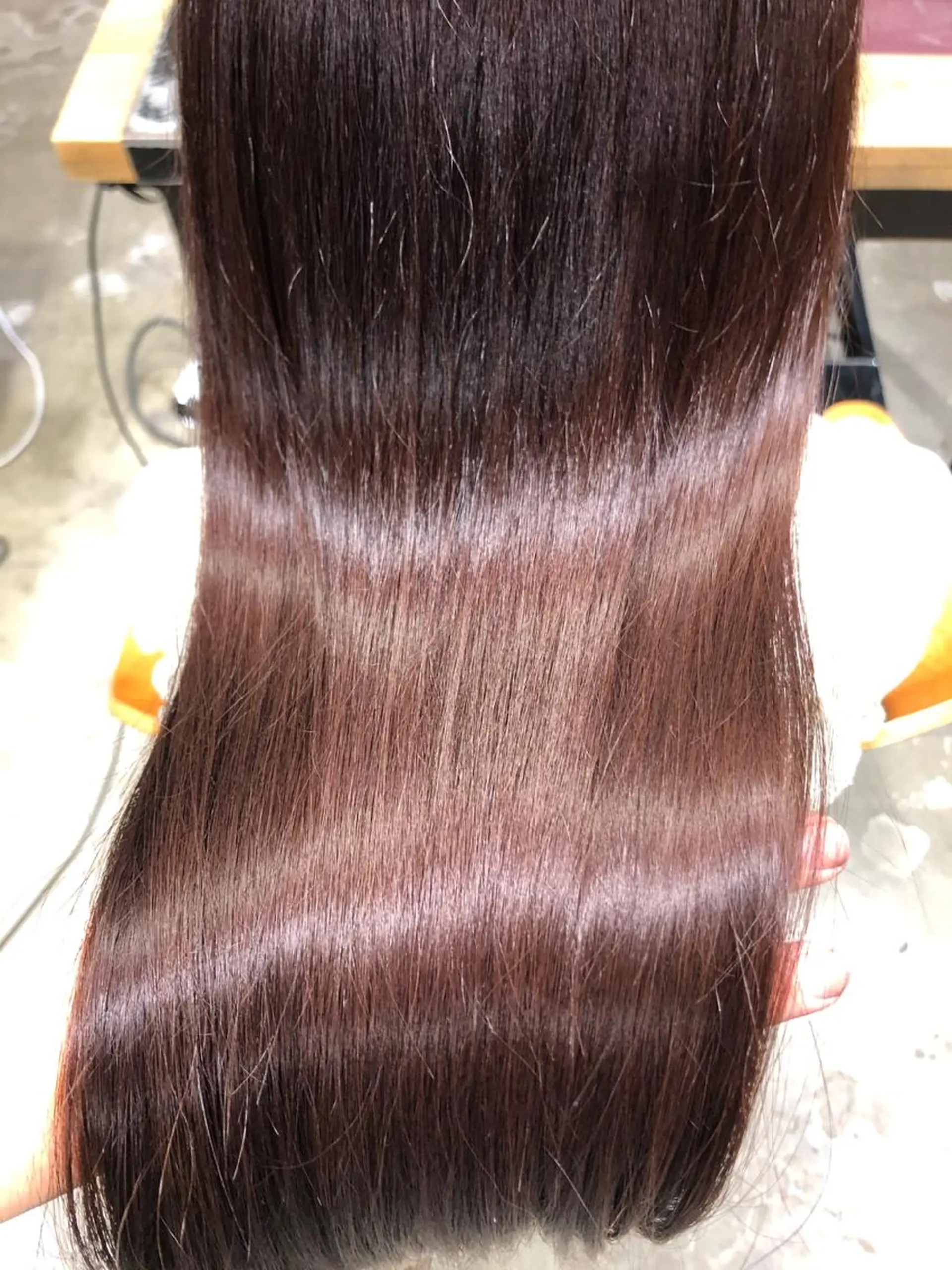 ロング カラー ヘアアレンジ ピンクカラー バイオレットカラー バイオレットピンク 【柔らか透明感✨/ 似合せ前髪】大石葉月のヘアスタイル