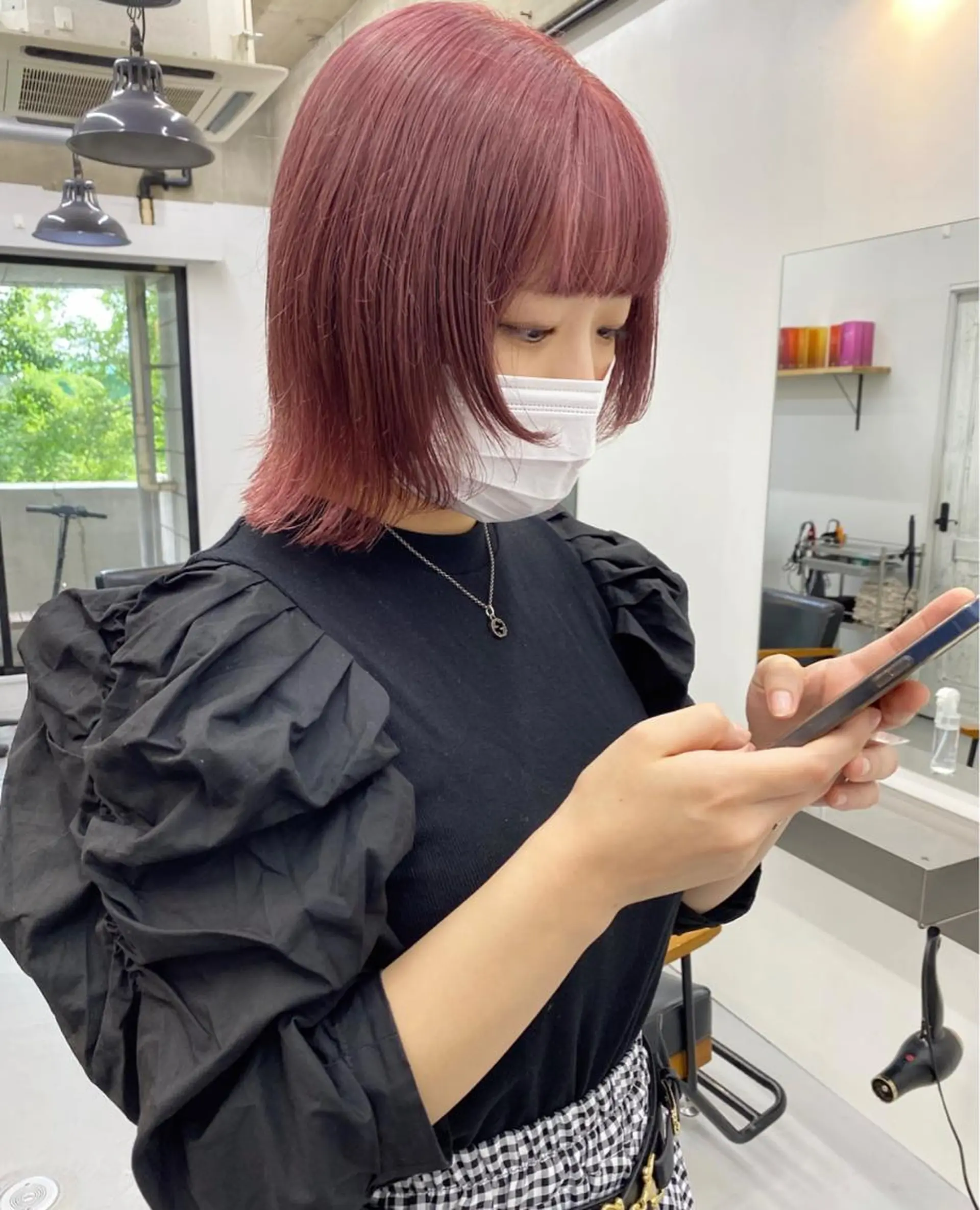 ミディアム カラー arisa/暖色 /伏見/レイヤーのヘアスタイル