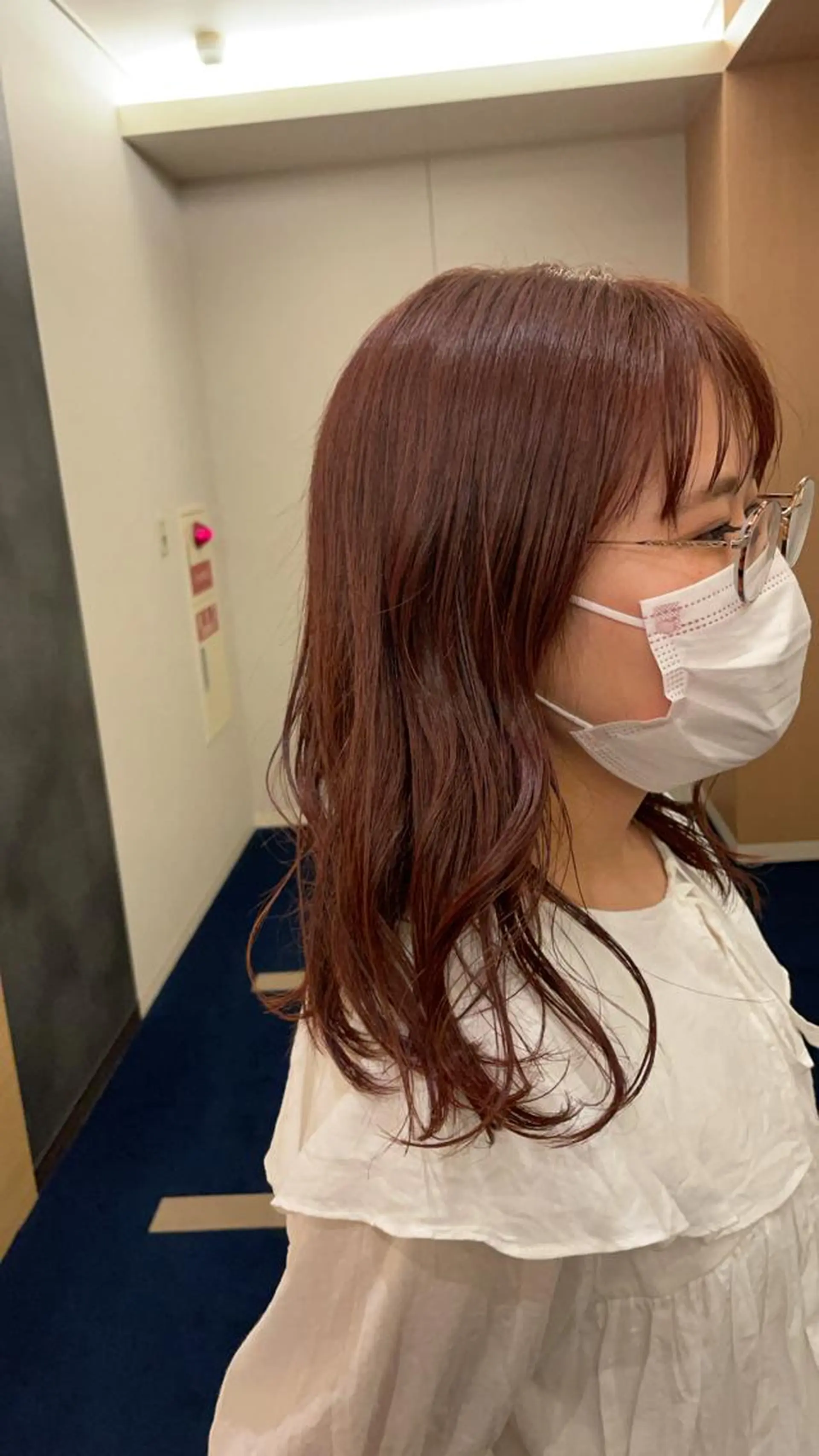 セミロング カラー ヘアアレンジ ボブ美容師 /馬場 翼のヘアスタイル