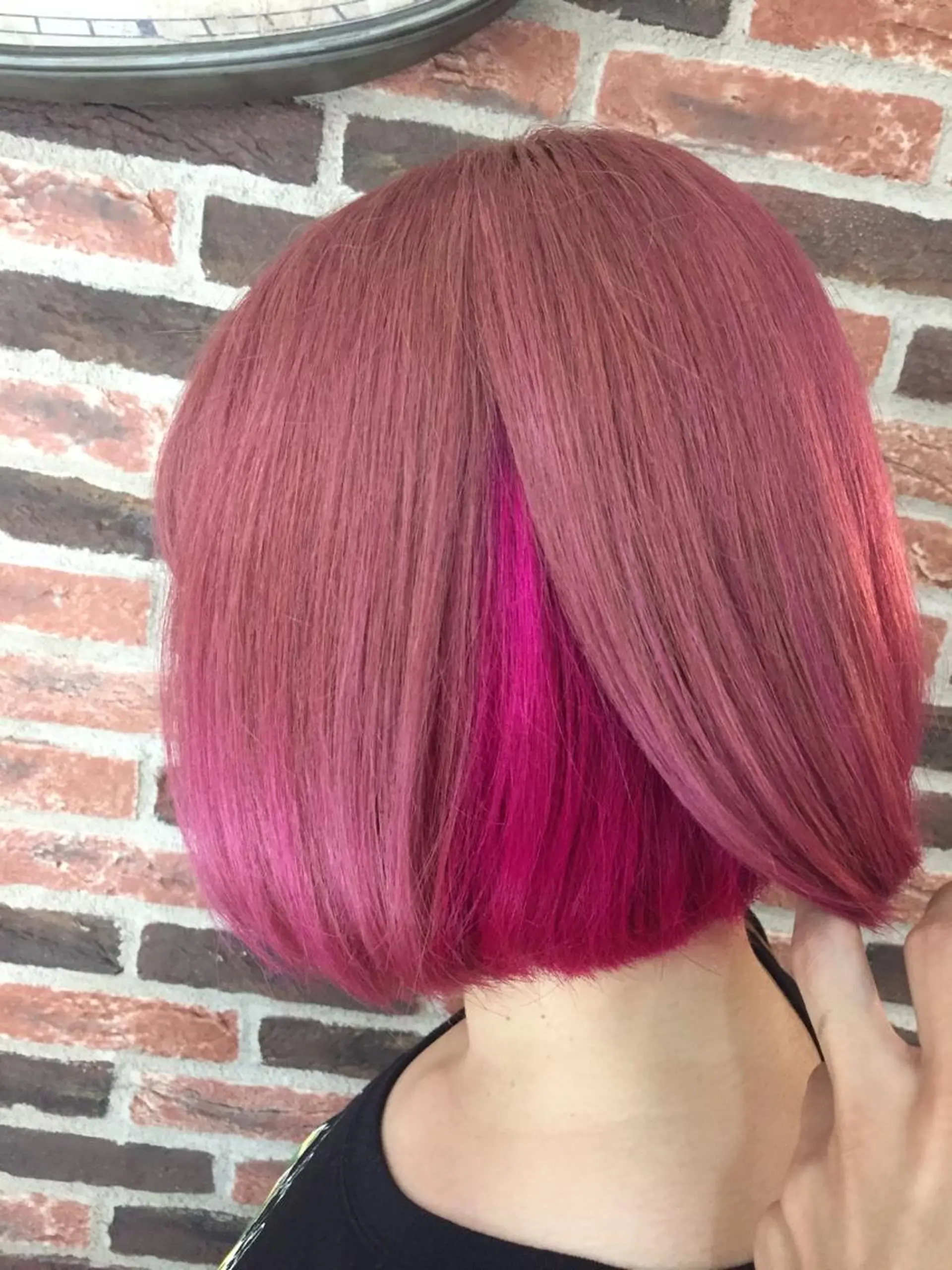 ショート ミディアム カラー インナーカラー ピンクカラー パープルカラー Men's BIRTH by happiness 梅田中崎町店所属・メンズ特化美容師 カラー専門ぺーターのヘアスタイル