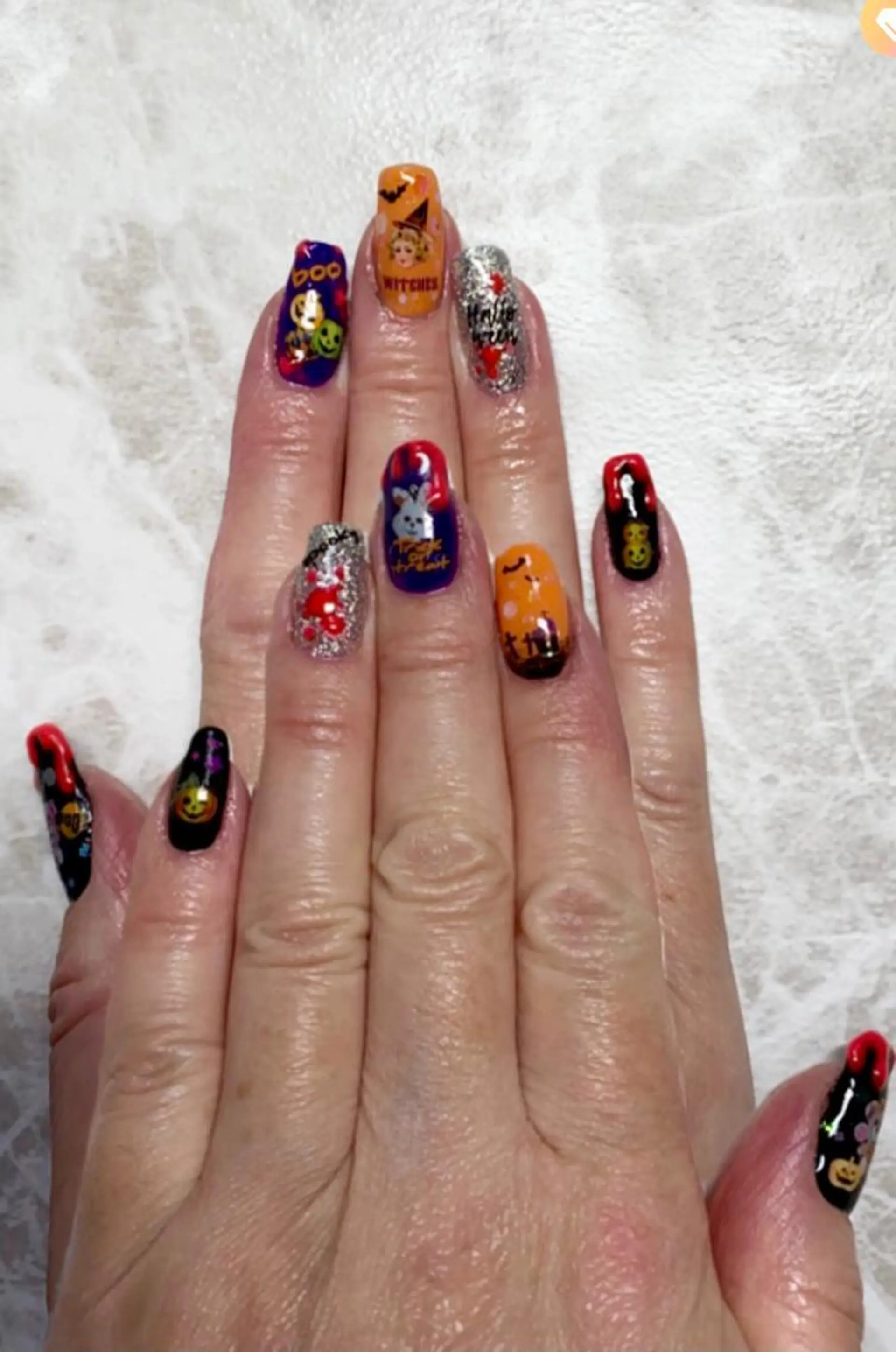 ネイル ハロウィン ゆぴねいる所属・ゆぴねいる yupinailのネイルデザイン