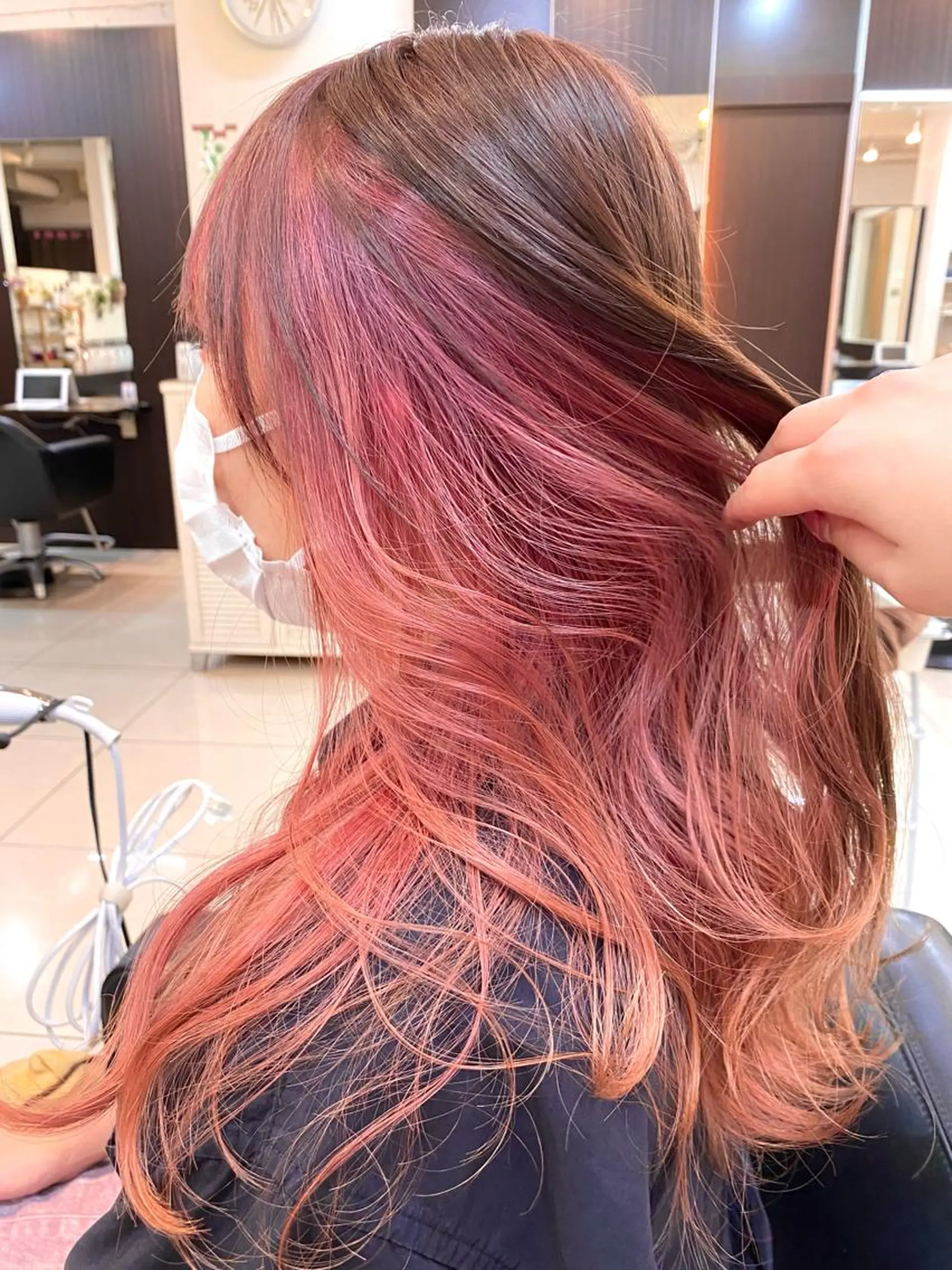 ロング ショートボブ✨️ 池田芽生のヘアスタイル