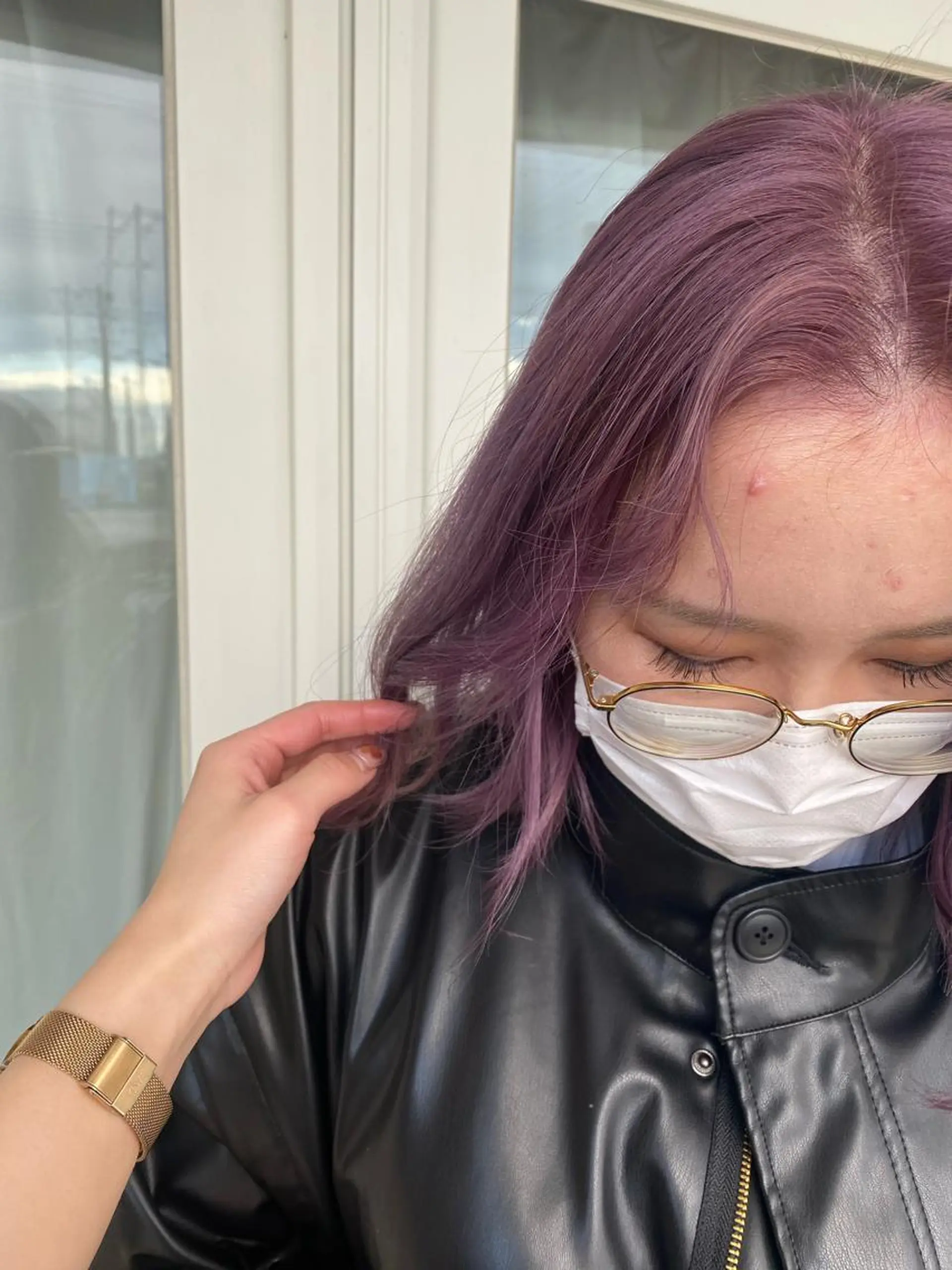 ミディアム 🫧赤み消しカラー nanami🫧のヘアスタイル