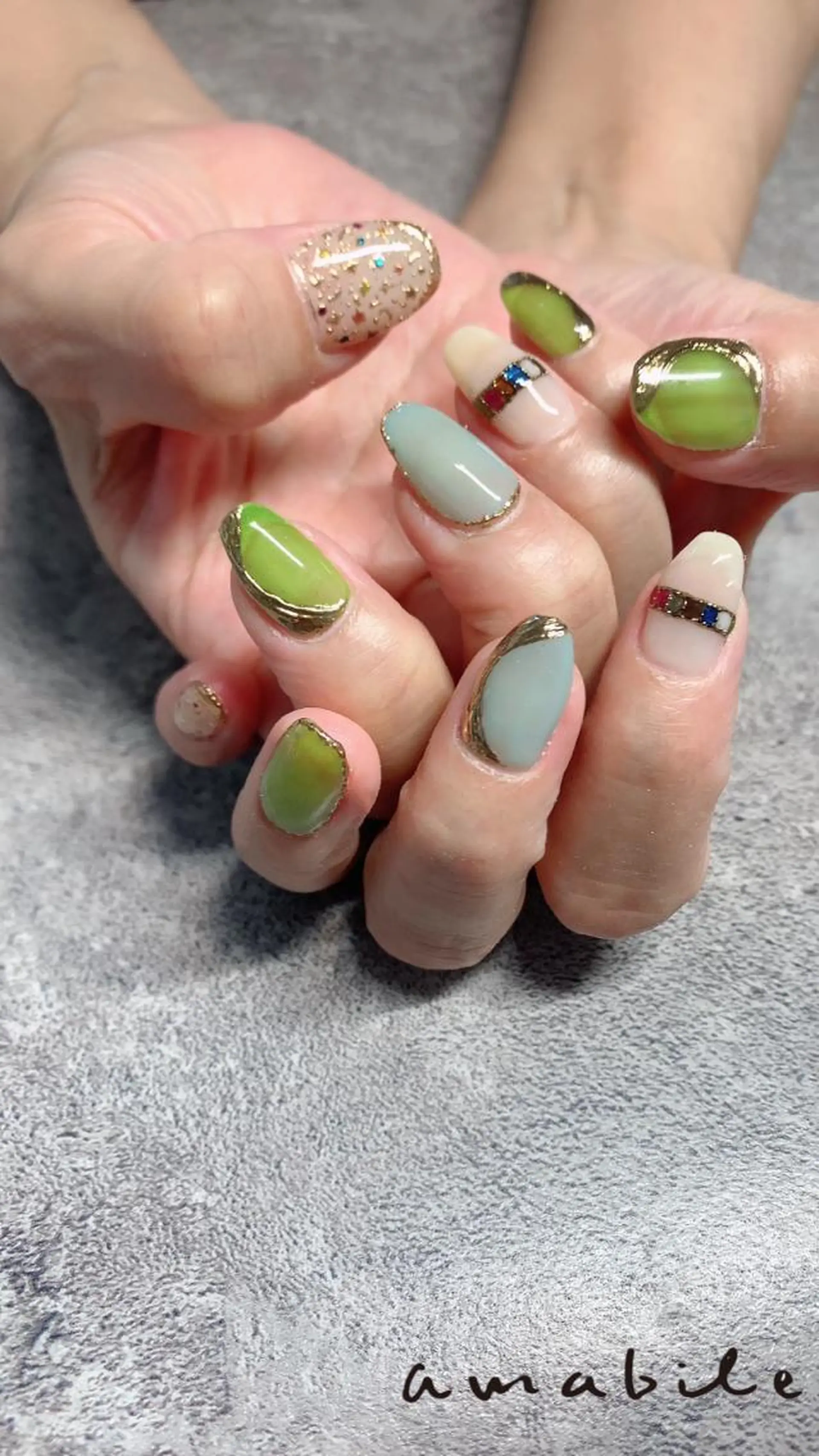 ネイル amabile nailのネイルデザイン