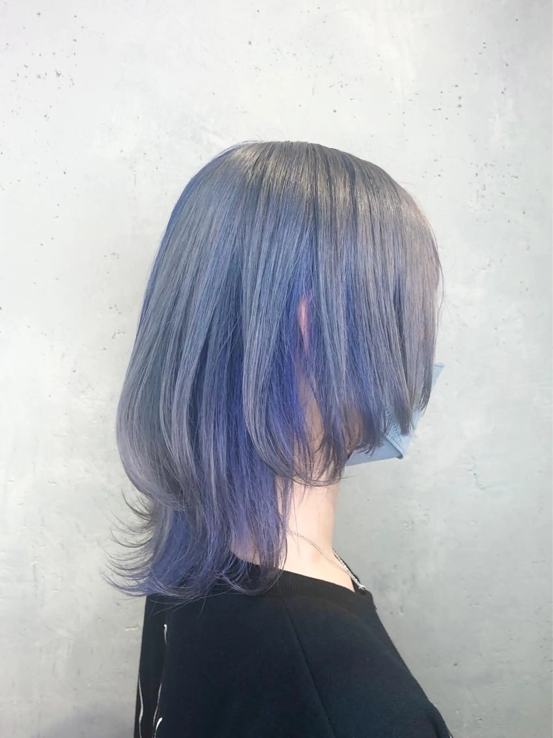 ミディアム カラー ヘアアレンジ ヘアカラー トリートメント ｲﾝﾅｰｶﾗｰ屋さん 🫧伊藤拓実のヘアスタイル