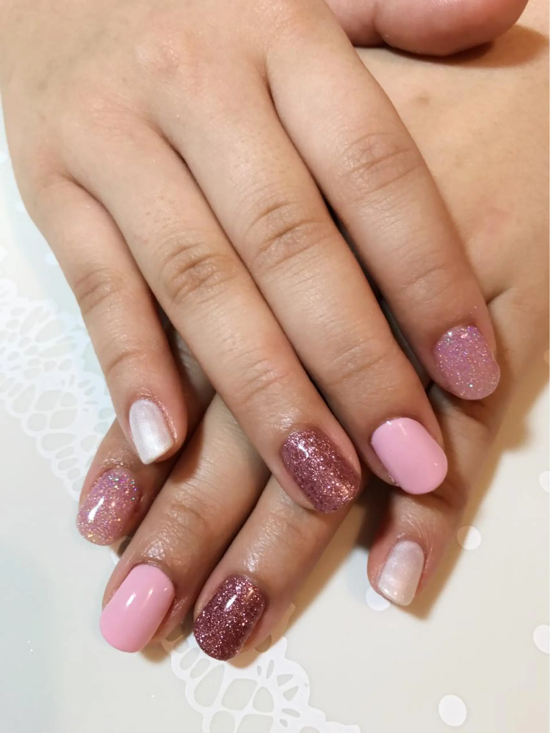 ネイル ラメ(グリッター) atelier chic+所属・atelier chic+のネイルデザイン