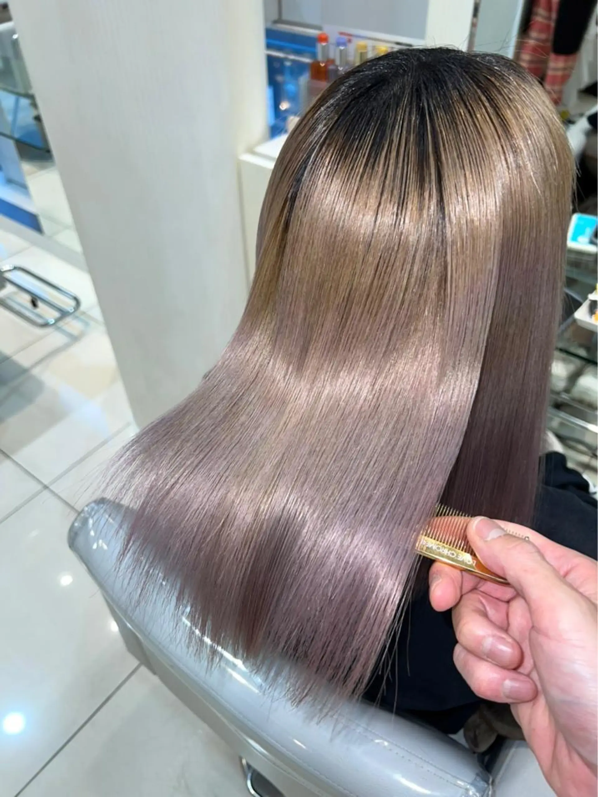 ロング 縮毛矯正 カット 縮毛矯正 トリートメント ✨髪を傷ませない✨ 吉田ひじりのヘアスタイル