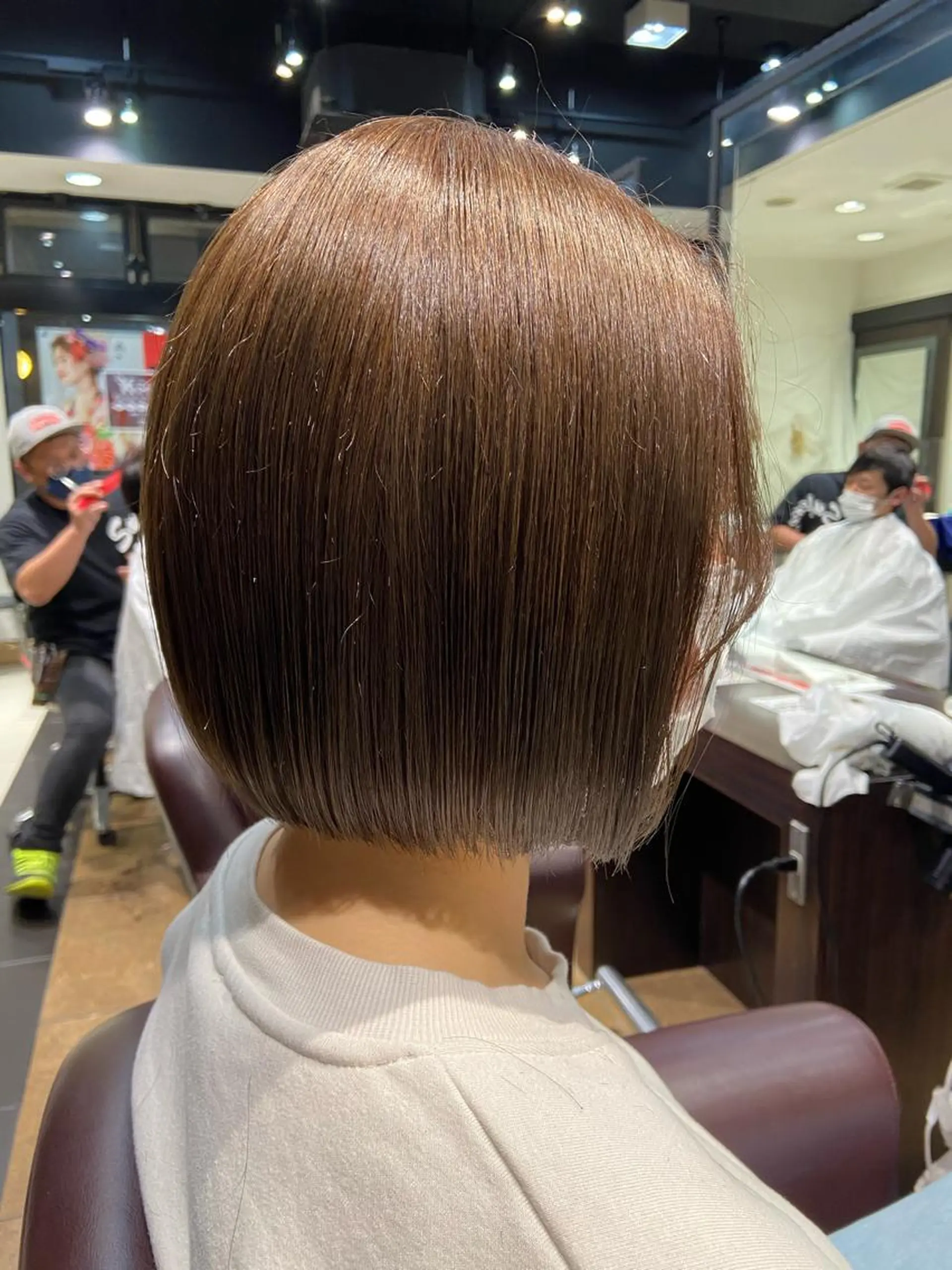 ショート カラー 🧸プルエクステ❤︎ ネイルKAO🧸のヘアスタイル