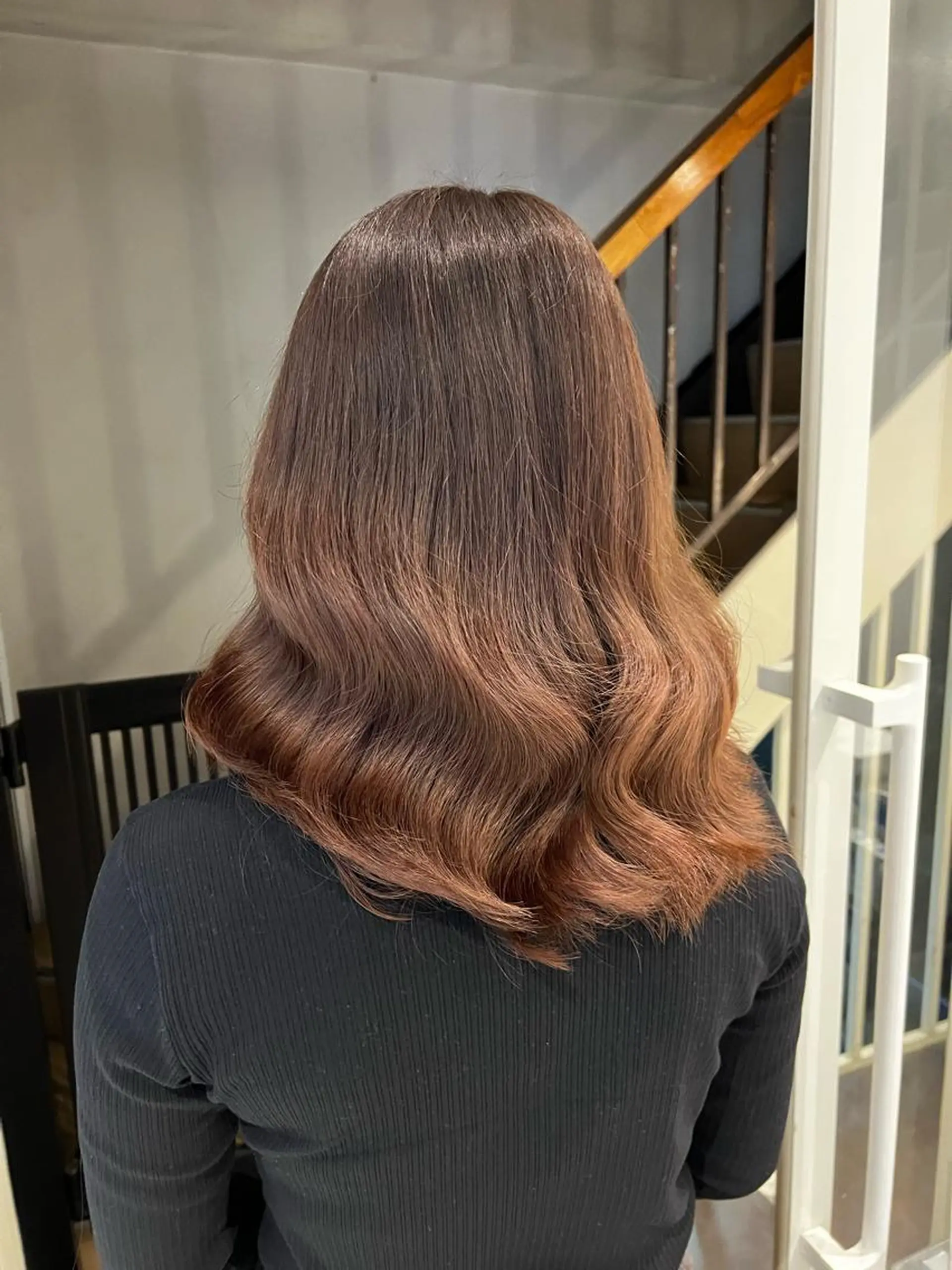 セミロング カラー TACE RIKUのヘアスタイル