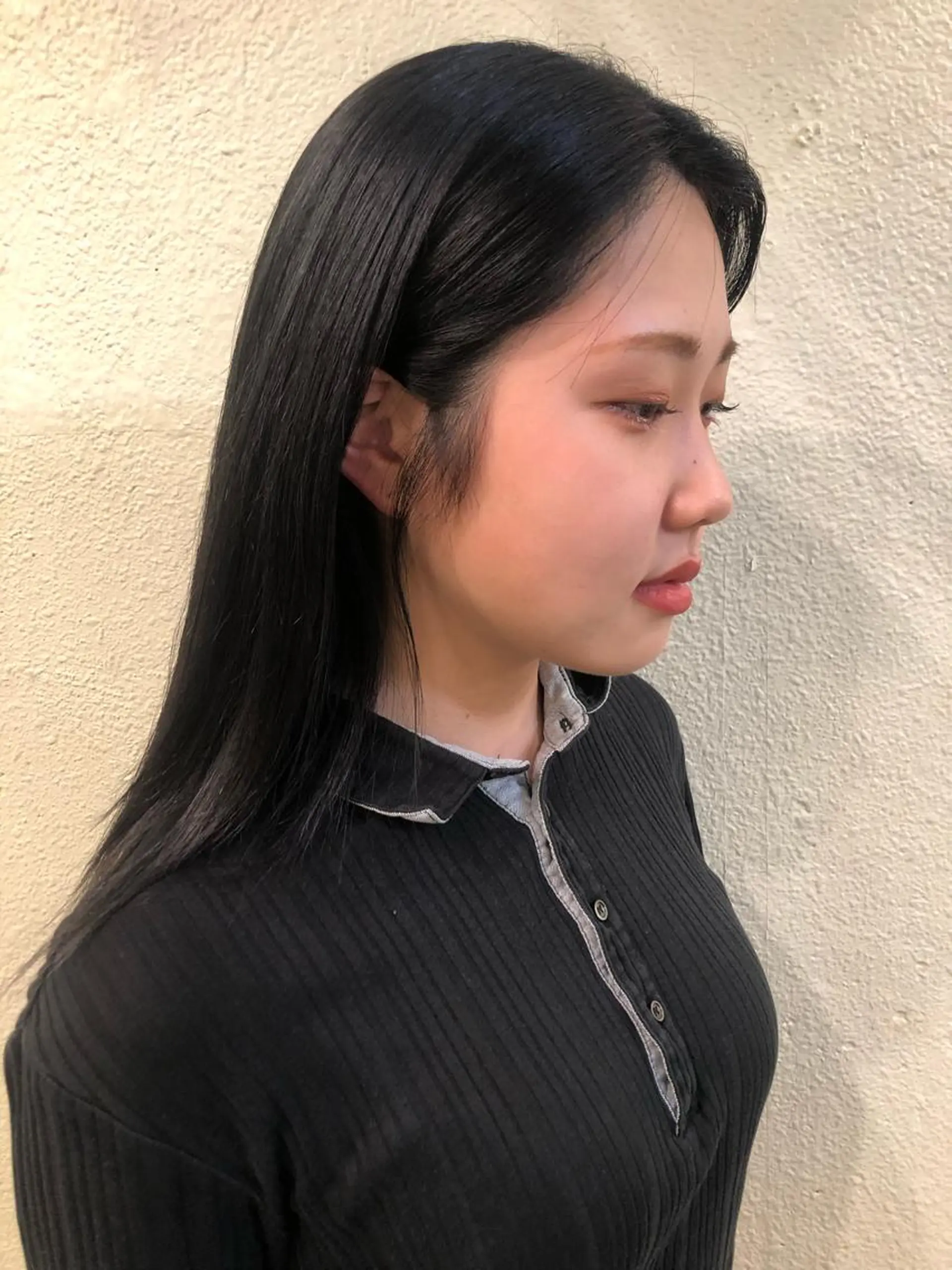 カラー ブリーチカラー🎀 韓国風/寺門美優のヘアスタイル