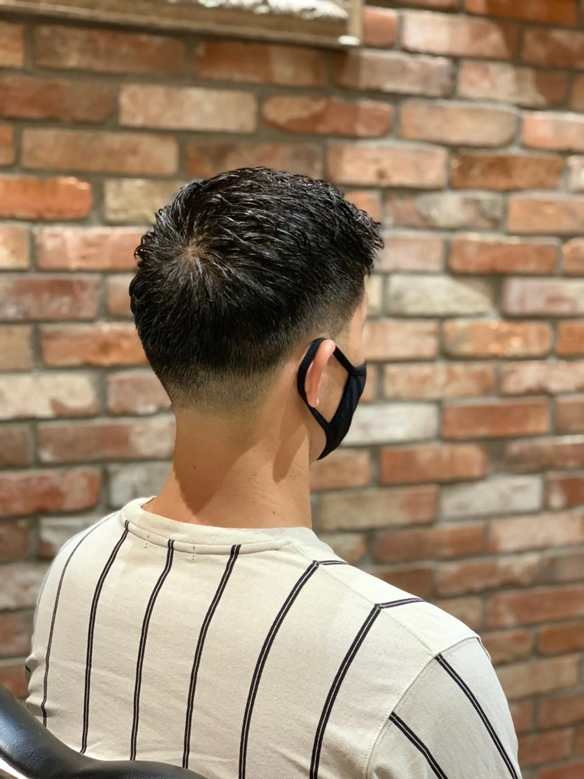 ショート パーマ HIROGINZAプレミアムバーバー赤坂店所属・田中 千恩のヘアスタイル