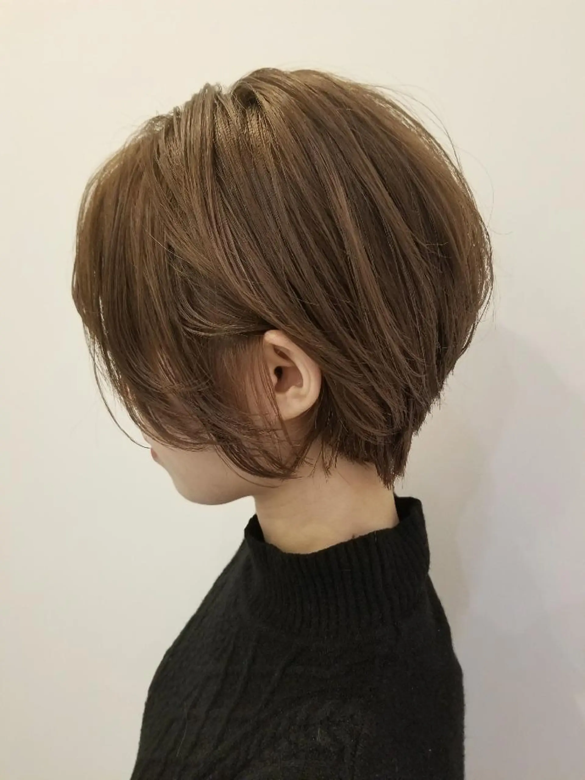 ショート カラー ベージュカラー ショートヘア シールエクステ♦️ レイヤー♦️福田晃大のヘアスタイル