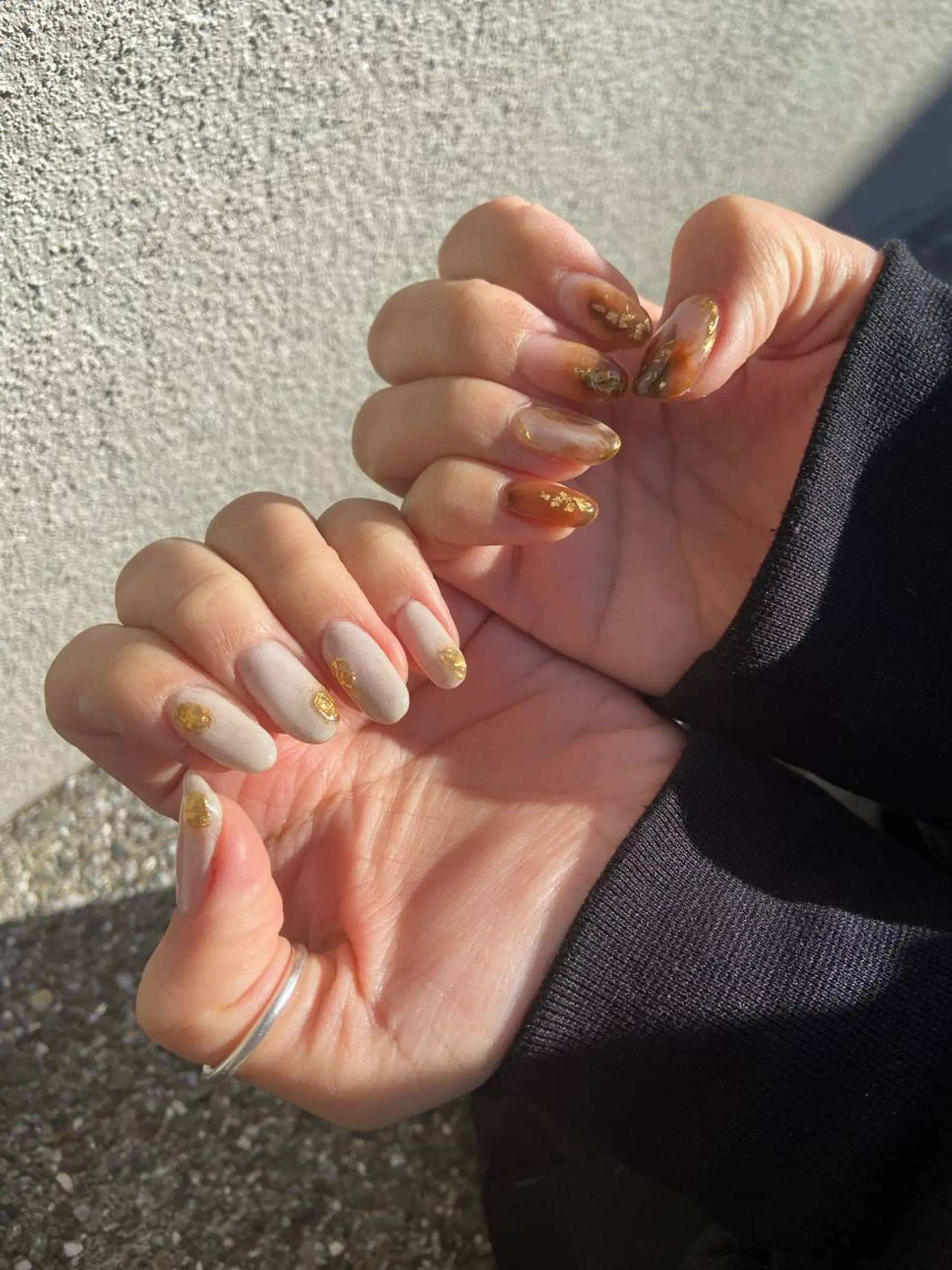 ネイル アートネイル ミラーネイル ニュアンスネイル ワンカラーネイル . unffのネイルデザイン