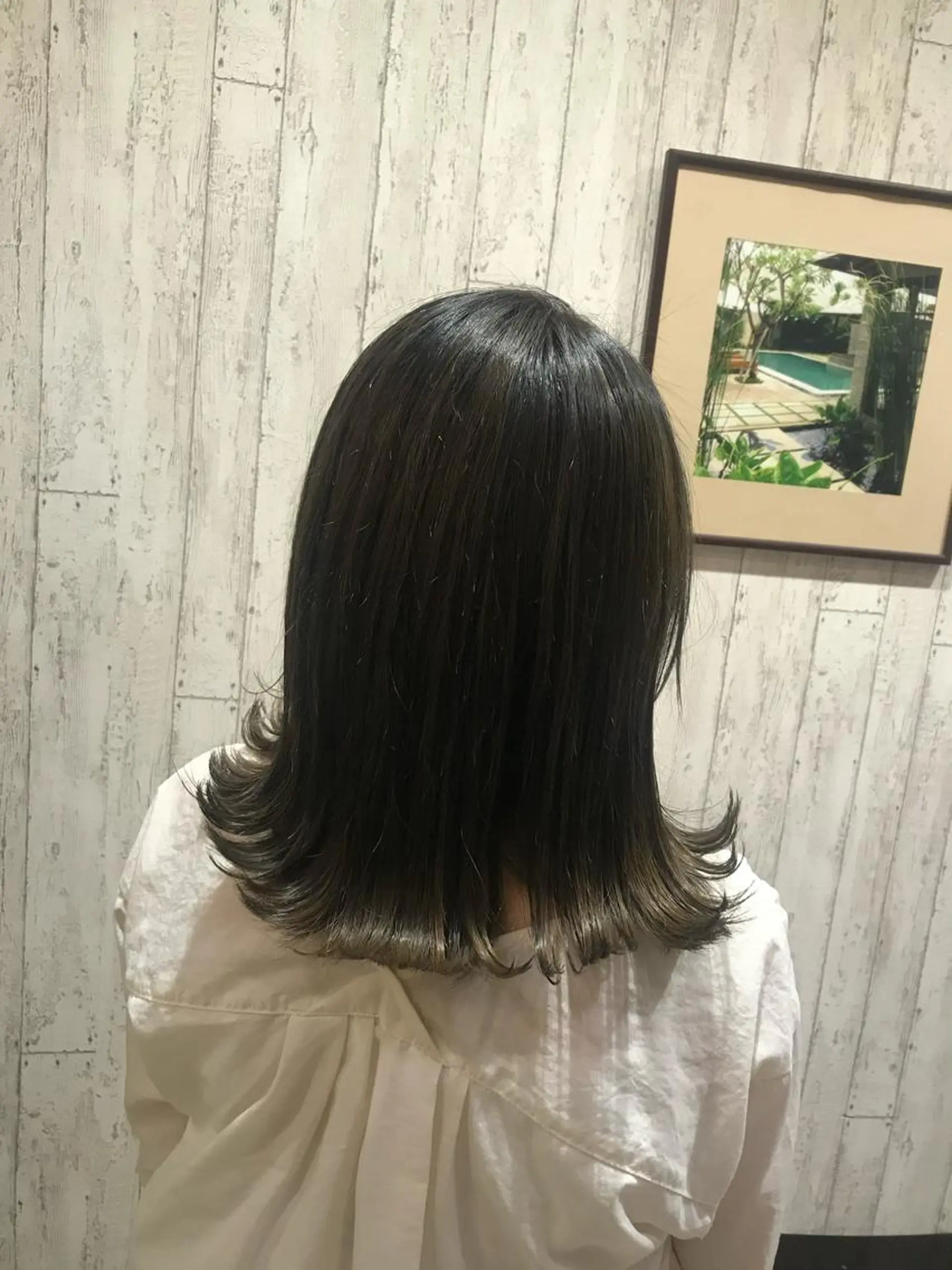 ミディアム カラー 🦋店長🦋 ほんさわ みずきのヘアスタイル