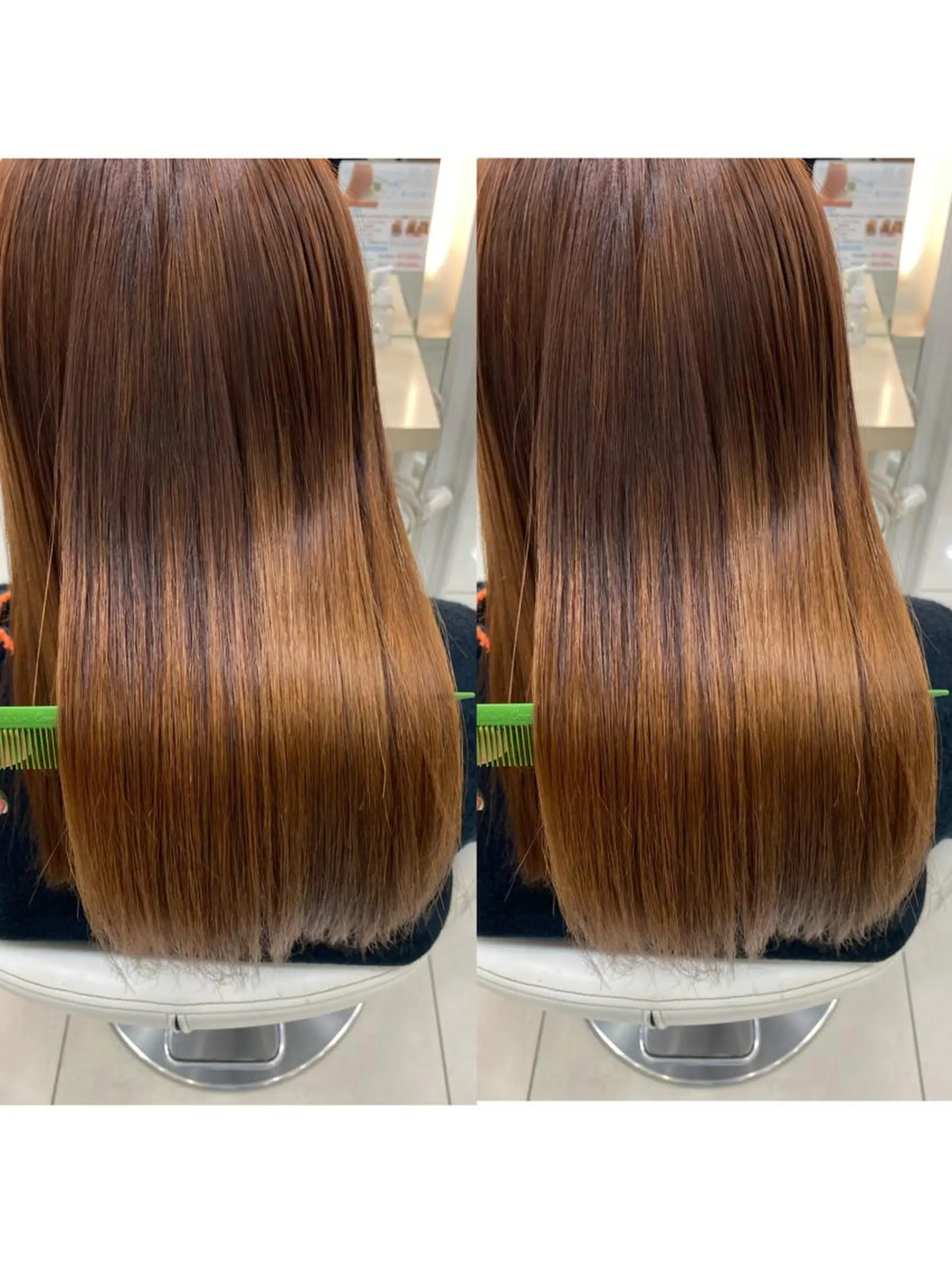 セミロング 縮毛矯正 🫧ふくだ りな 🕊のヘアスタイル