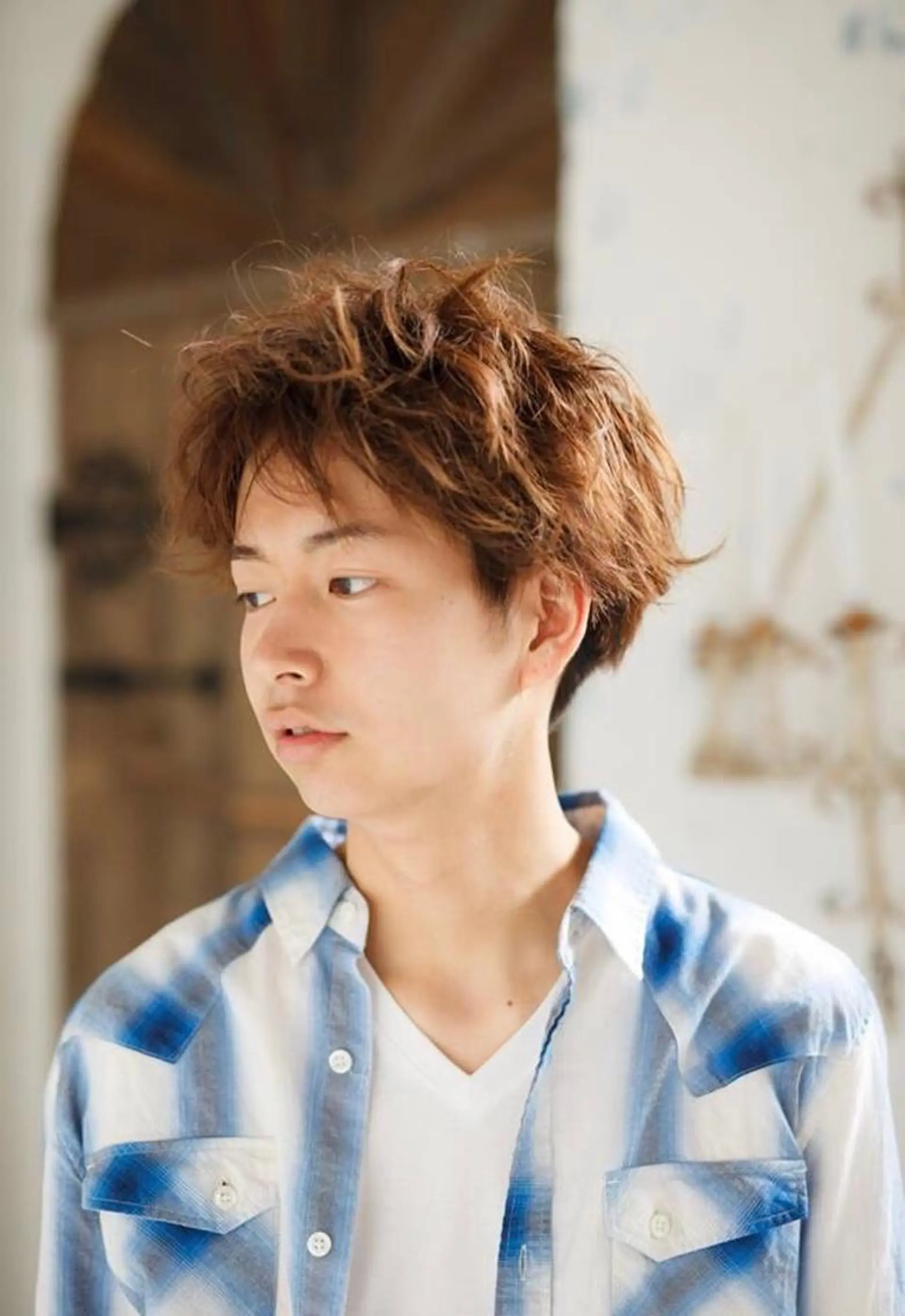 メンズ 林 里美のヘアスタイル