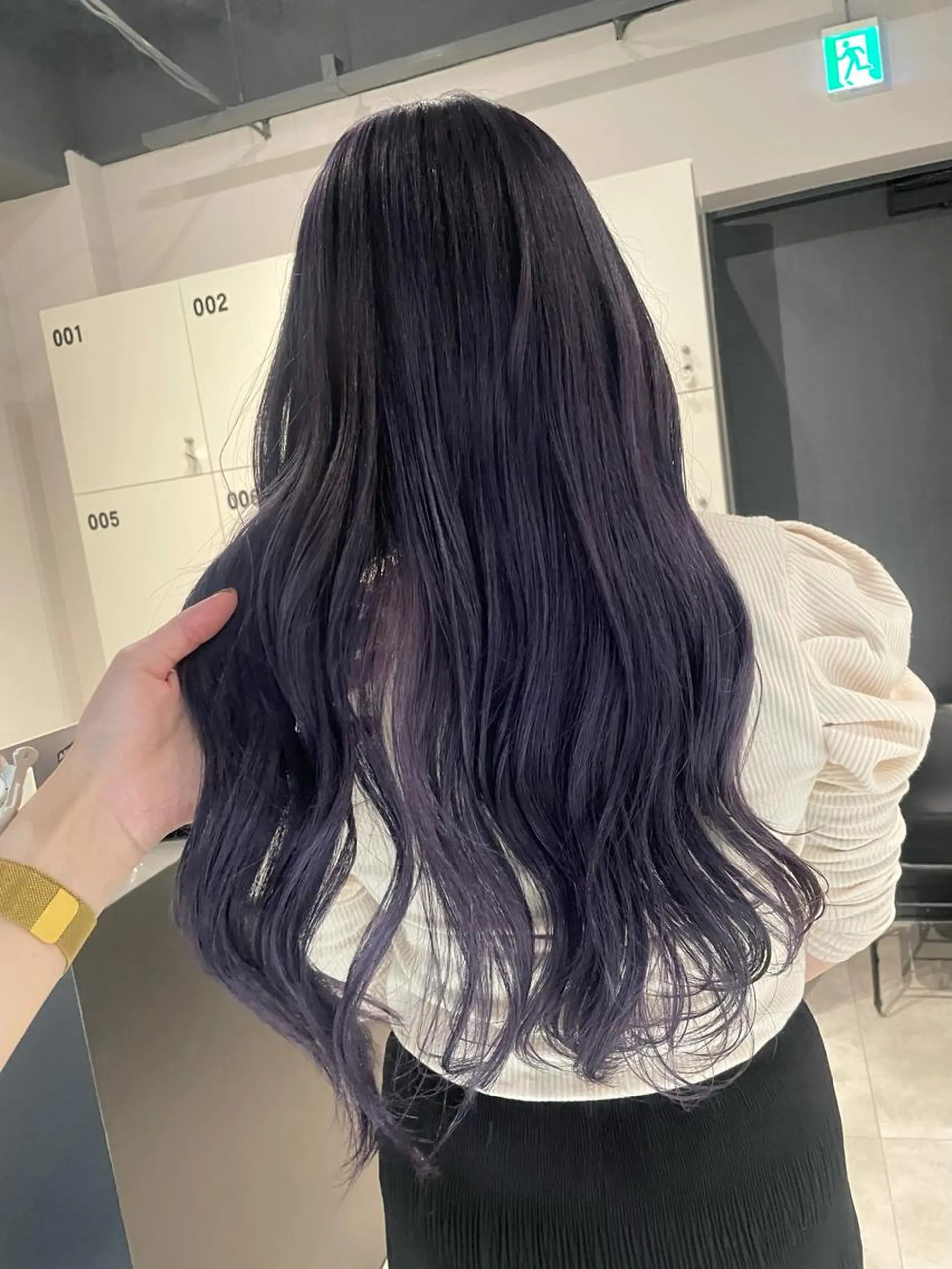 ロング カラー ラベンダーカラー ヘアカラー ブリーチ👩‍🦳/ ‪✂︎MANAMIのヘアスタイル