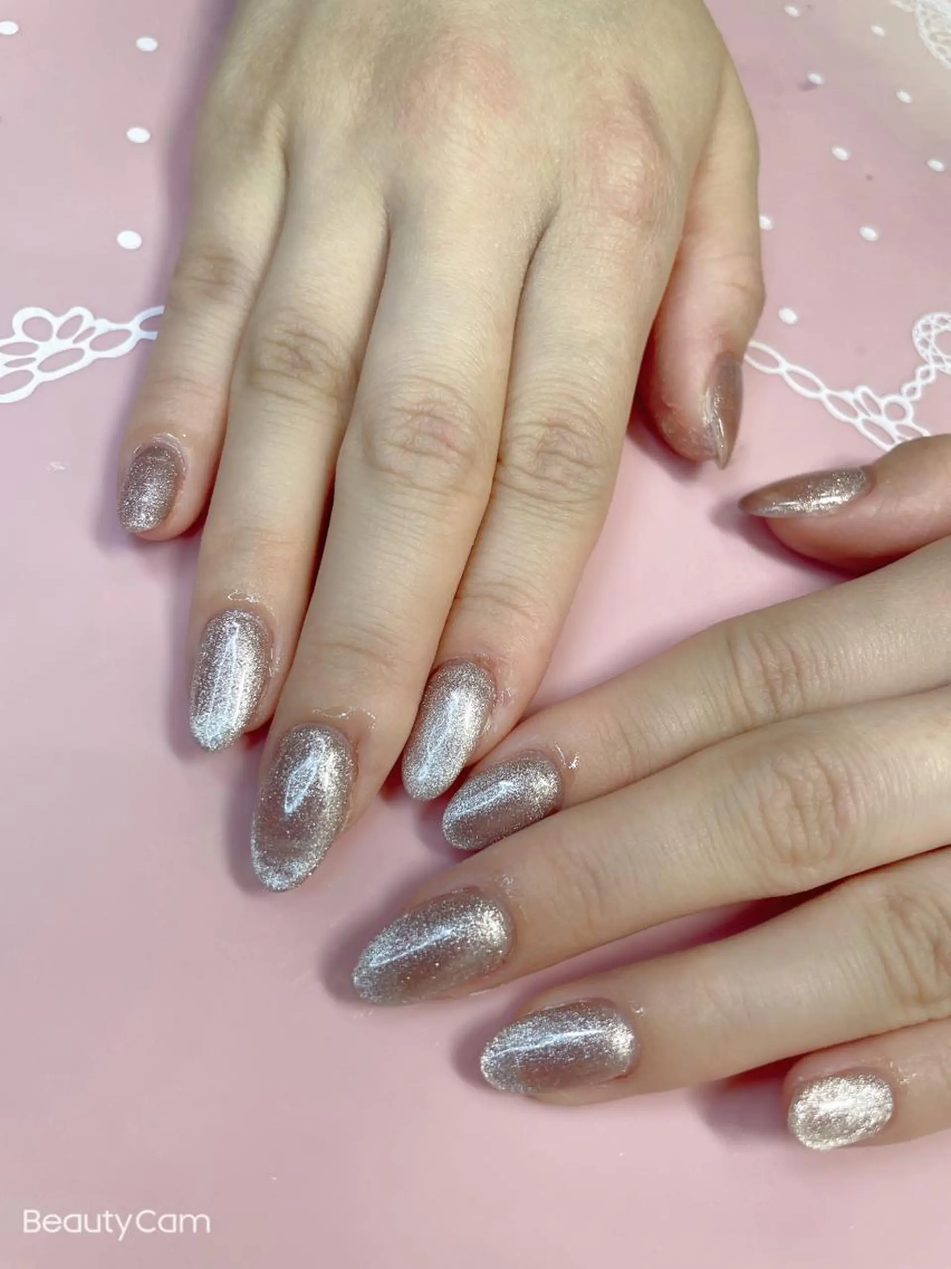 ショート ネイル ジェルネイル マグネットネイル ハンドネイル 《LB》ラブリエ Nail&eyeのマツエク・マツパデザイン