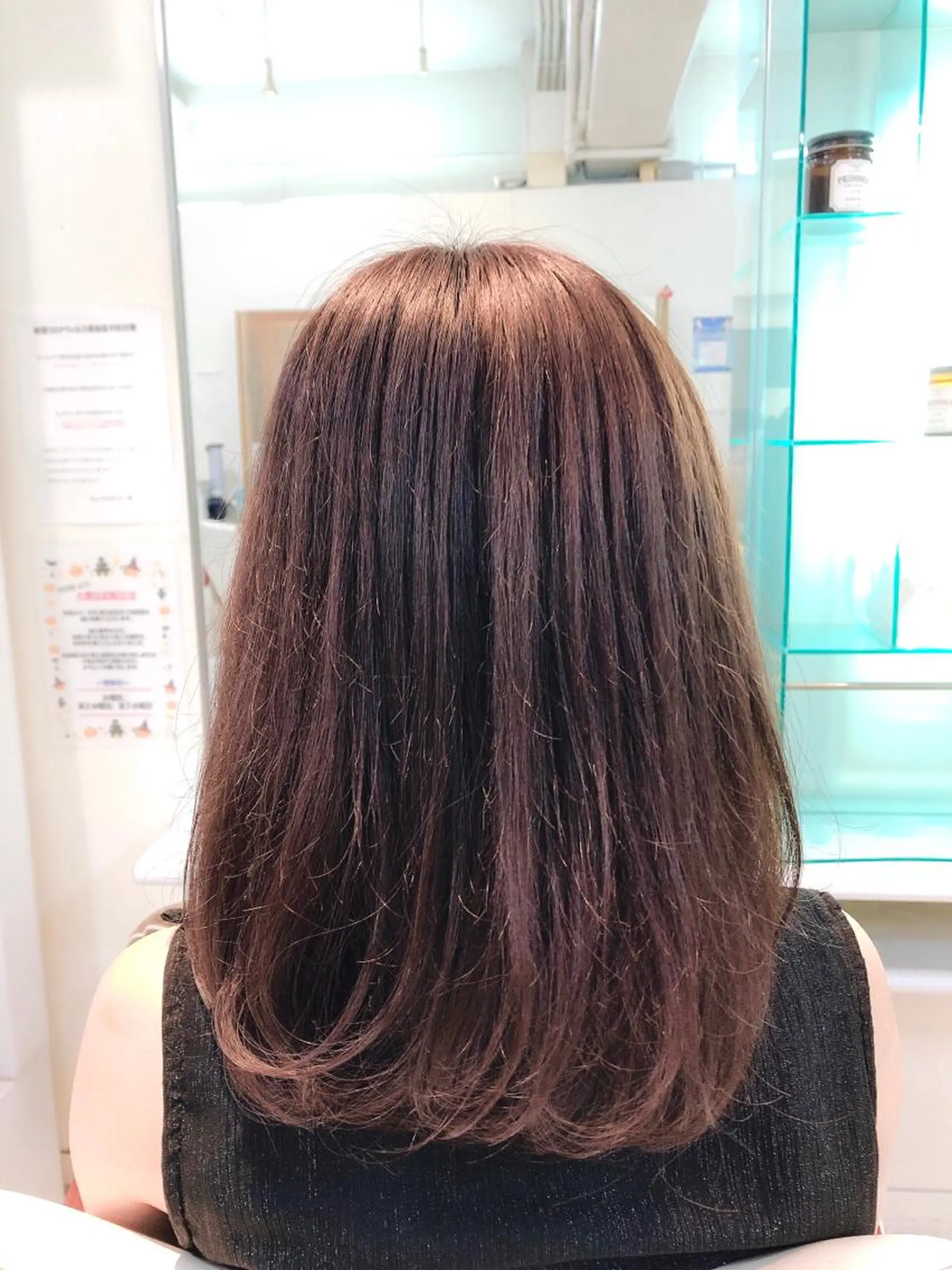 ミディアム カラー 保住 亮太のヘアスタイル