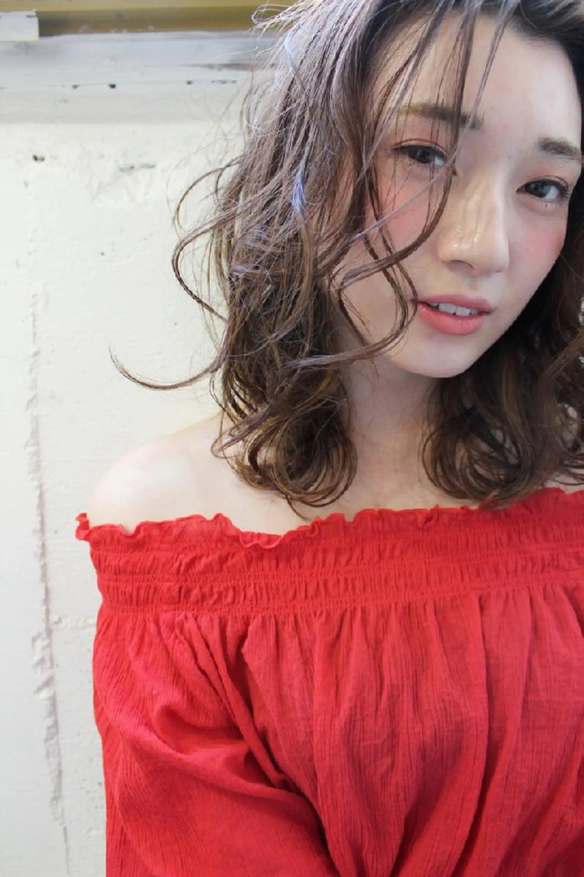 ミディアム カラー パーマ Mira 代表 SEKIのヘアスタイル