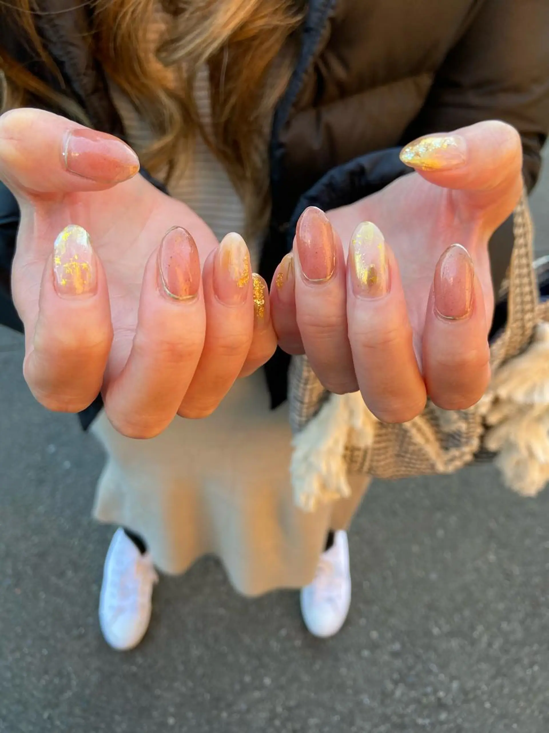 ネイル クリアネイル ミラーネイル ニュアンスネイル . unffのネイルデザイン