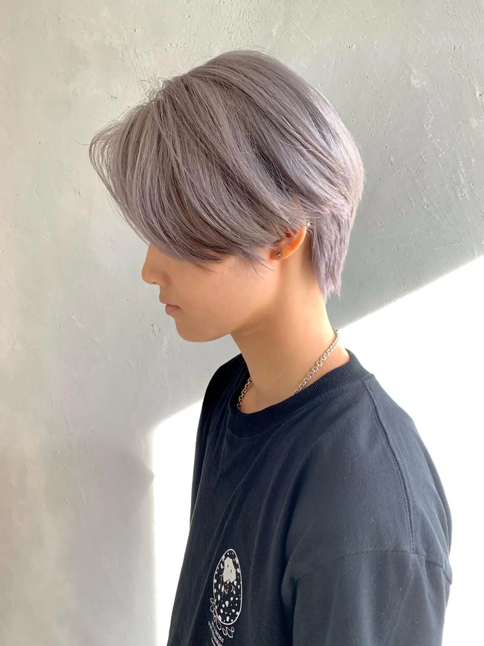 ショート カラー メンズ メンズハイトーン ハンサムショート ハイトーンカラー ショートヘア 銀座/メンズ特化/ ハイトーン/KANのヘアスタイル