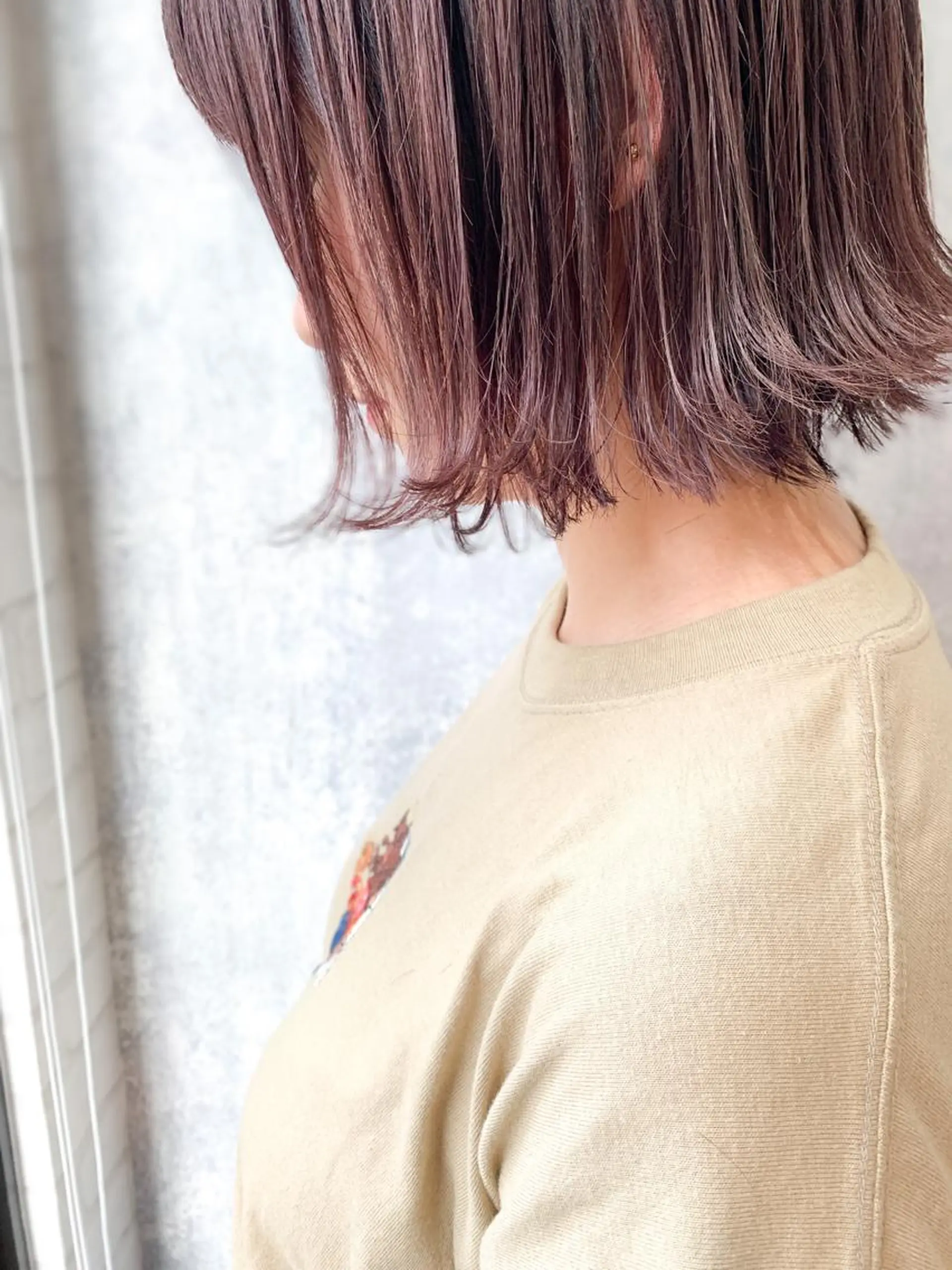 ショート カラー アディクシーカラー アッシュ バレイヤージュ ブリーチ ケアブリーチ Zina福岡天神店 艶髪/レイヤー/小顔のヘアスタイル