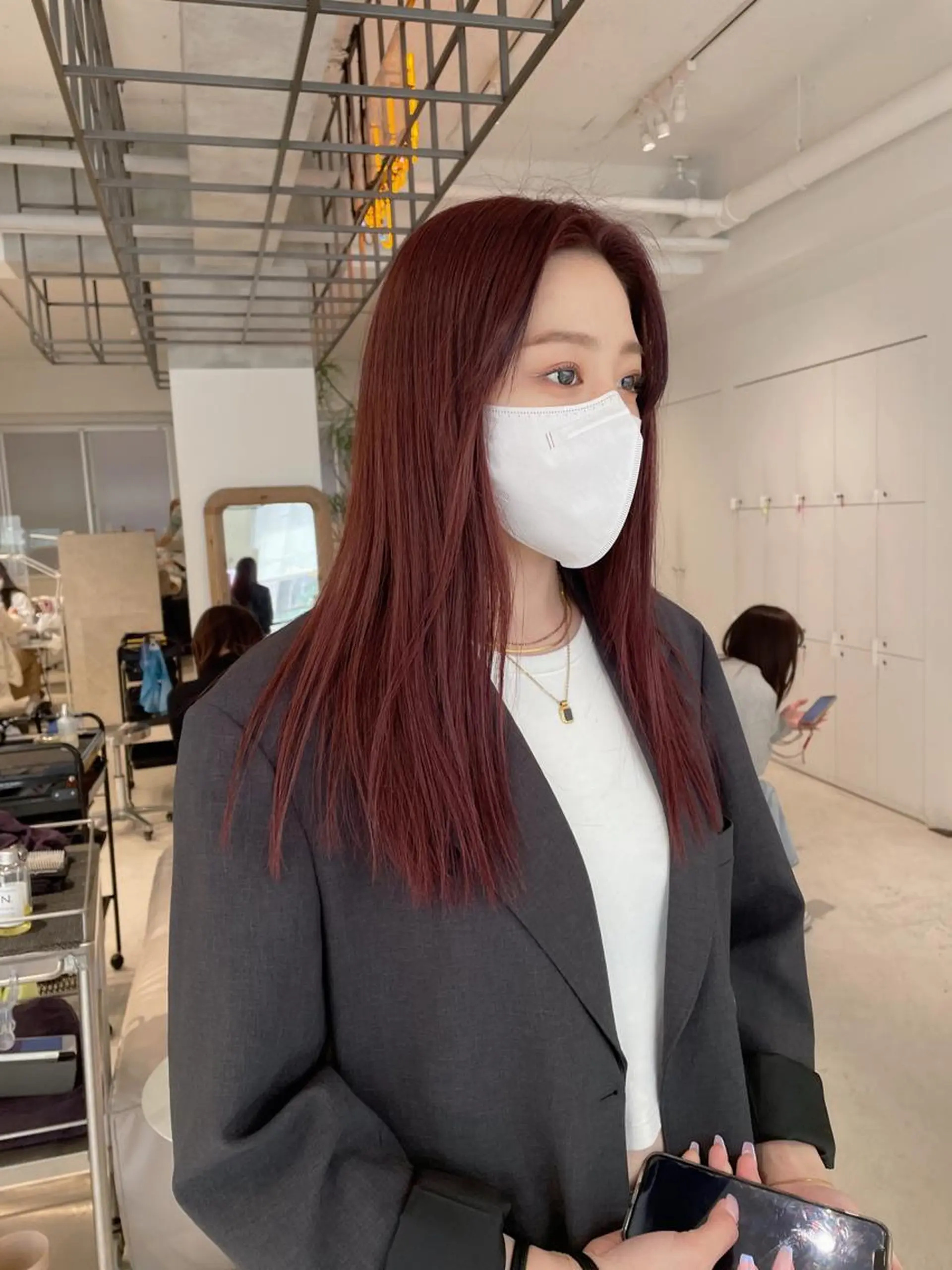 ミディアム カラー ヘアカラー トリートメント ralme/sol 髙橋一哉のヘアスタイル